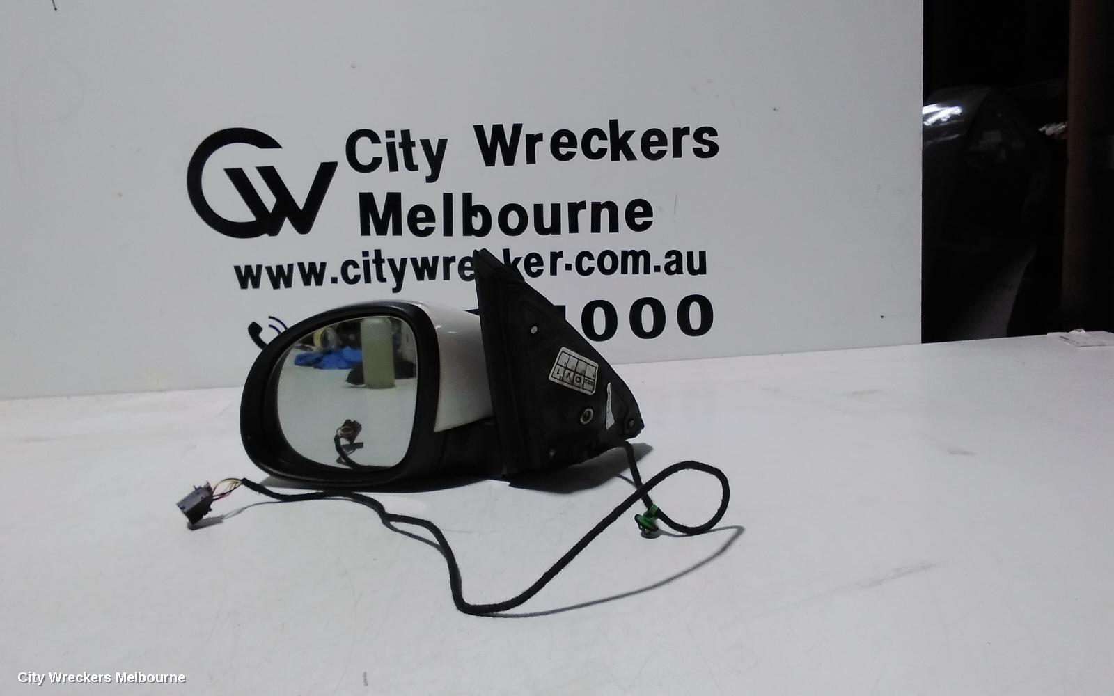 VOLKSWAGEN TIGUAN LEFT DOOR MIRROR, 5N, MANUAL FOLD (6XN), HEATED TYPE, 05/2008 - 08/2016