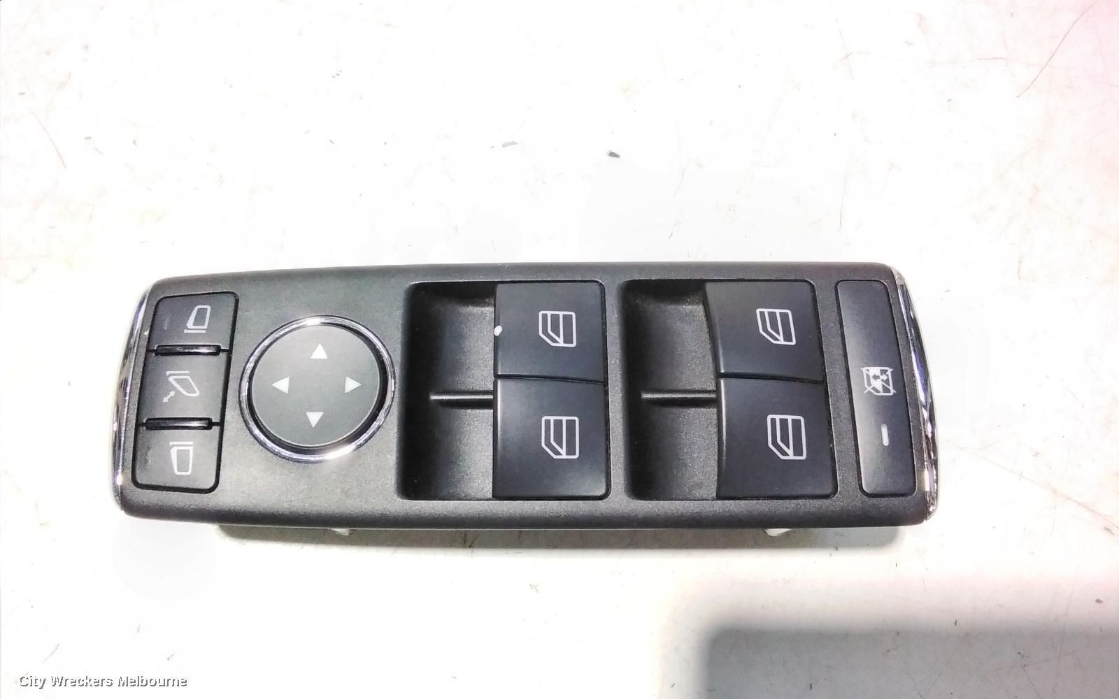 MERCEDES E CLASS PWR DR WIND SWITCH, RH FRONT (MASTER SWITCH), SEDAN, W212, 07/2009 - 05/2016