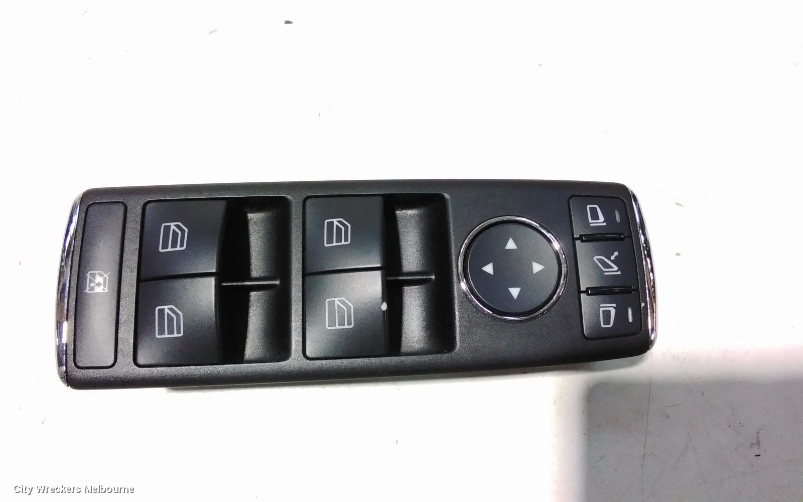 MERCEDES E CLASS PWR DR WIND SWITCH, RH FRONT (MASTER SWITCH), SEDAN, W212, 07/2009 - 05/2016