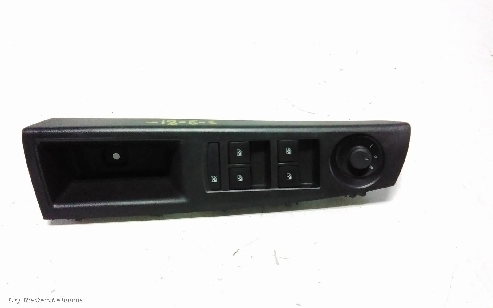 HOLDEN CRUZE PWR DR WIND SWITCH, RH FRONT (MASTER SWITCH), JH, 03/2011 - 01/2017