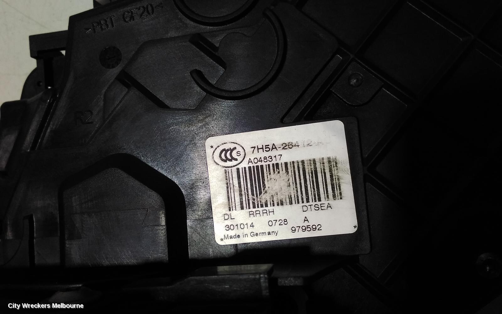 LAND ROVER RANGEROVER EVOQUE DOOR/BOOT/GATE LOCK, RIGHT REAR DOOR LOCK, L538, W/ KEYLESS START TYPE (ONE WIRE PLUG), 11/2011 - 01/2019