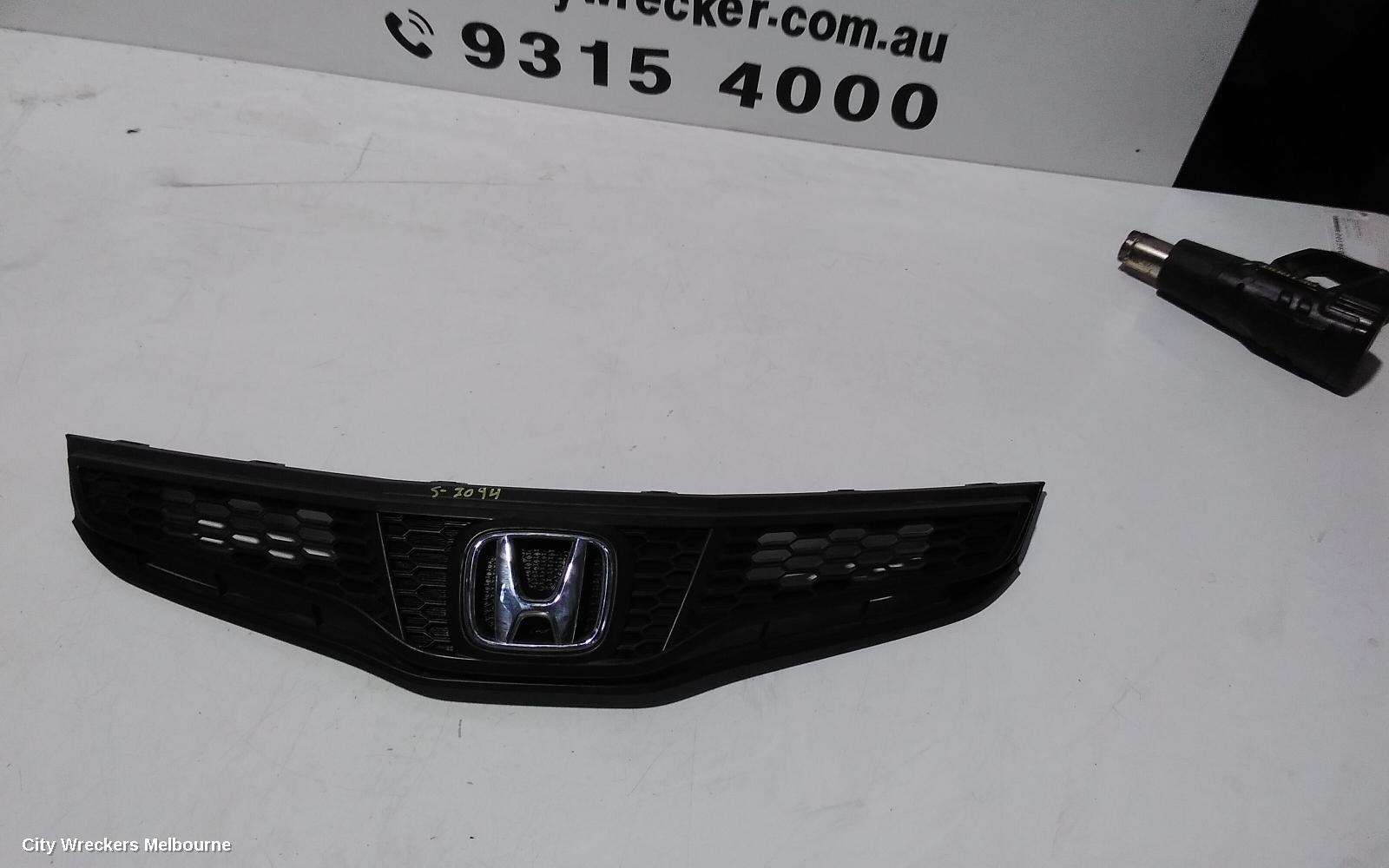 HONDA JAZZ GRILLE, RADIATOR GRILLE, GE, GLI/LX/VIBE, 04/2011 - 06/2014