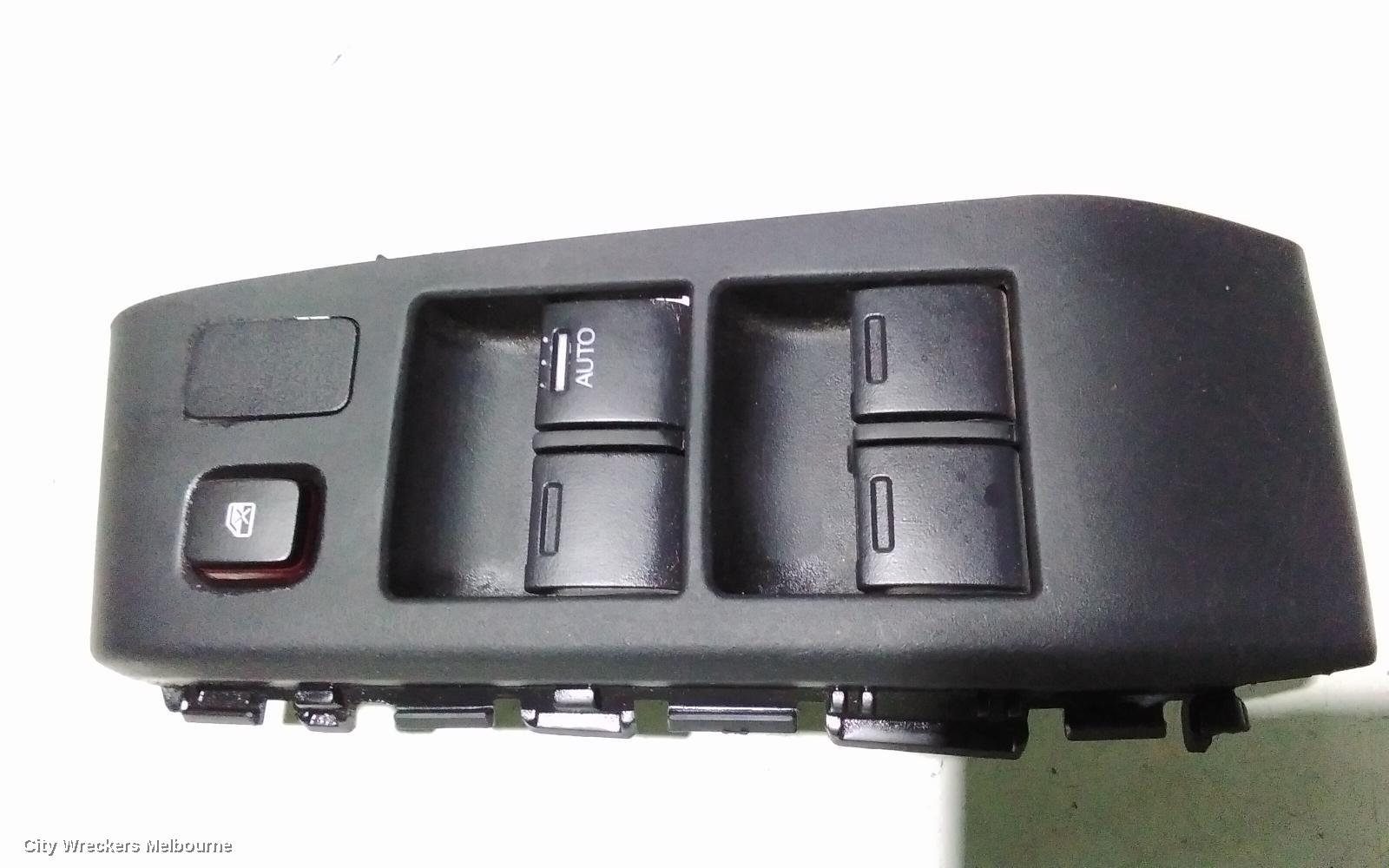 HONDA JAZZ PWR DR WIND SWITCH, RH FRONT (MASTER SWTICH), GE, 04/2011 - 06/2014