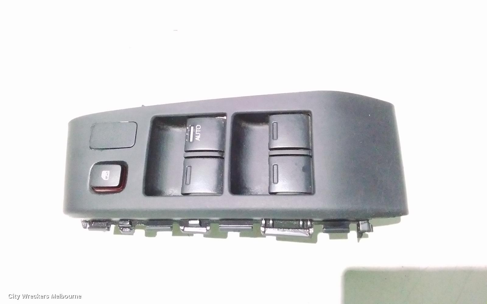 HONDA JAZZ PWR DR WIND SWITCH, RH FRONT (MASTER SWTICH), GE, 04/2011 - 06/2014