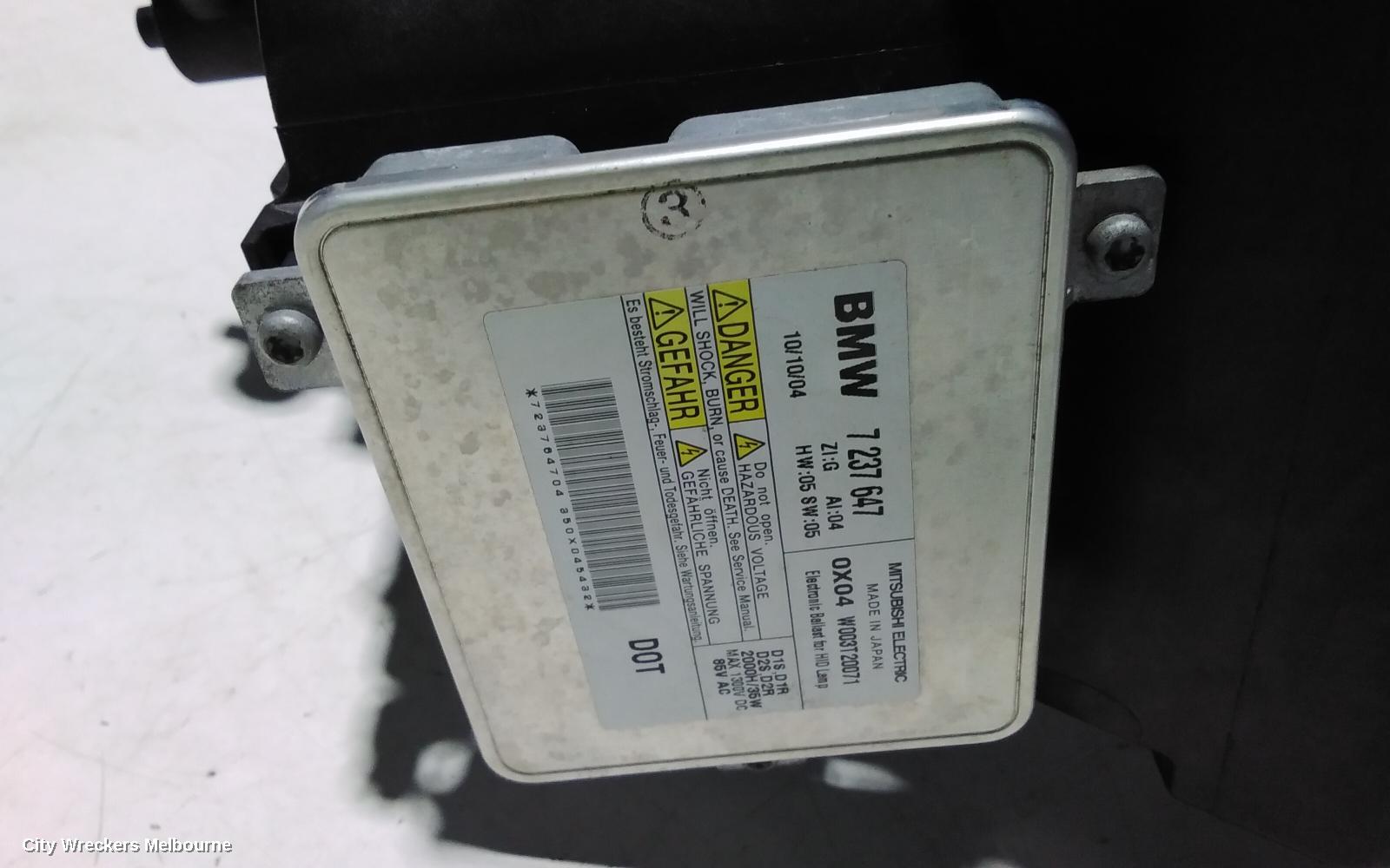 BMW 3 SERIES LEFT HEADLAMP, E90/E91, SEDAN/WAGON, BI-XENON, NON ADAPTIVE TYPE, 11/2008 - 09/2013