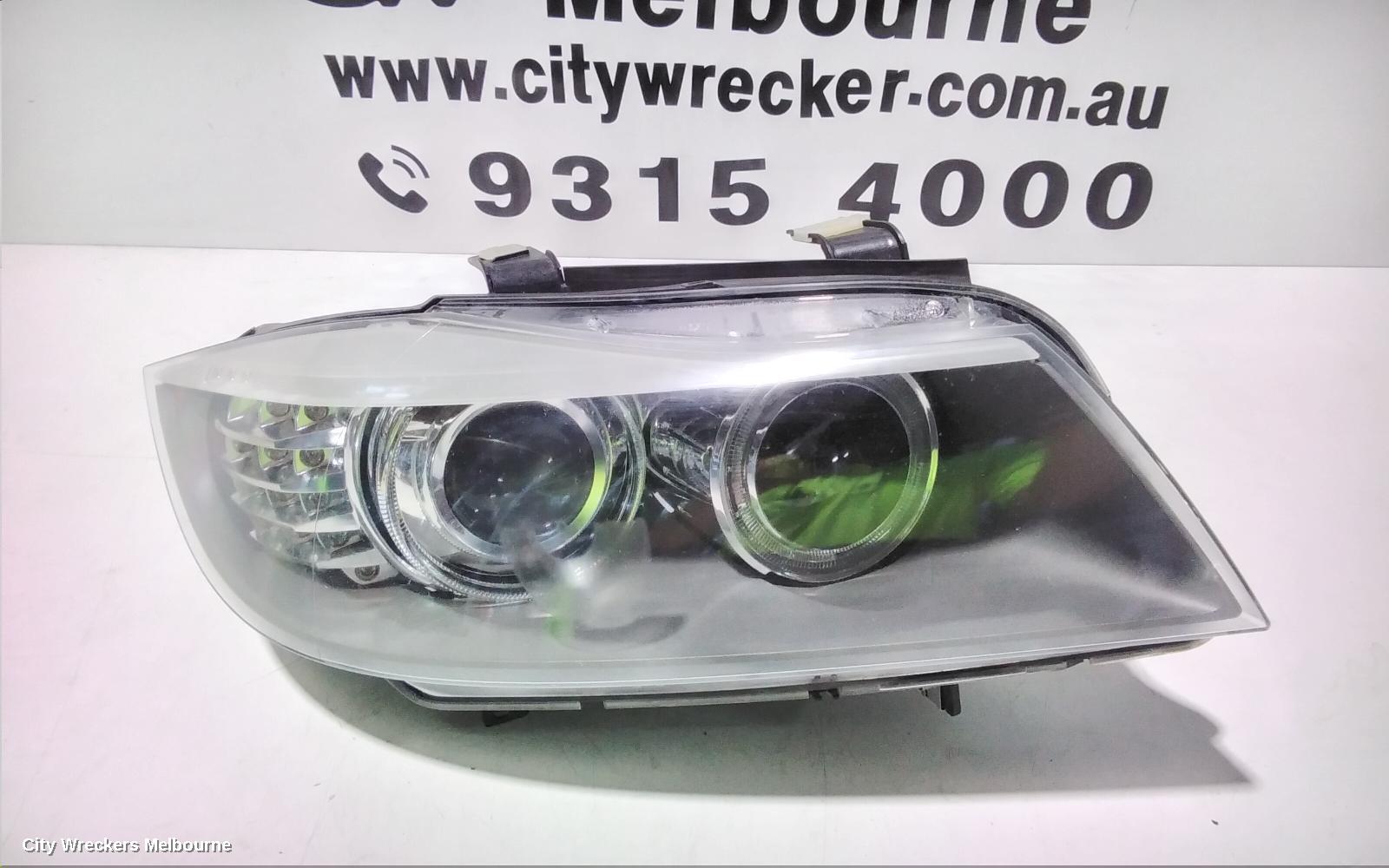 BMW 3 SERIES RIGHT HEADLAMP, E90/E91, SEDAN/WAGON, BI XENON, NON ADAPTIVE TYPE, 11/2008 - 09/2013