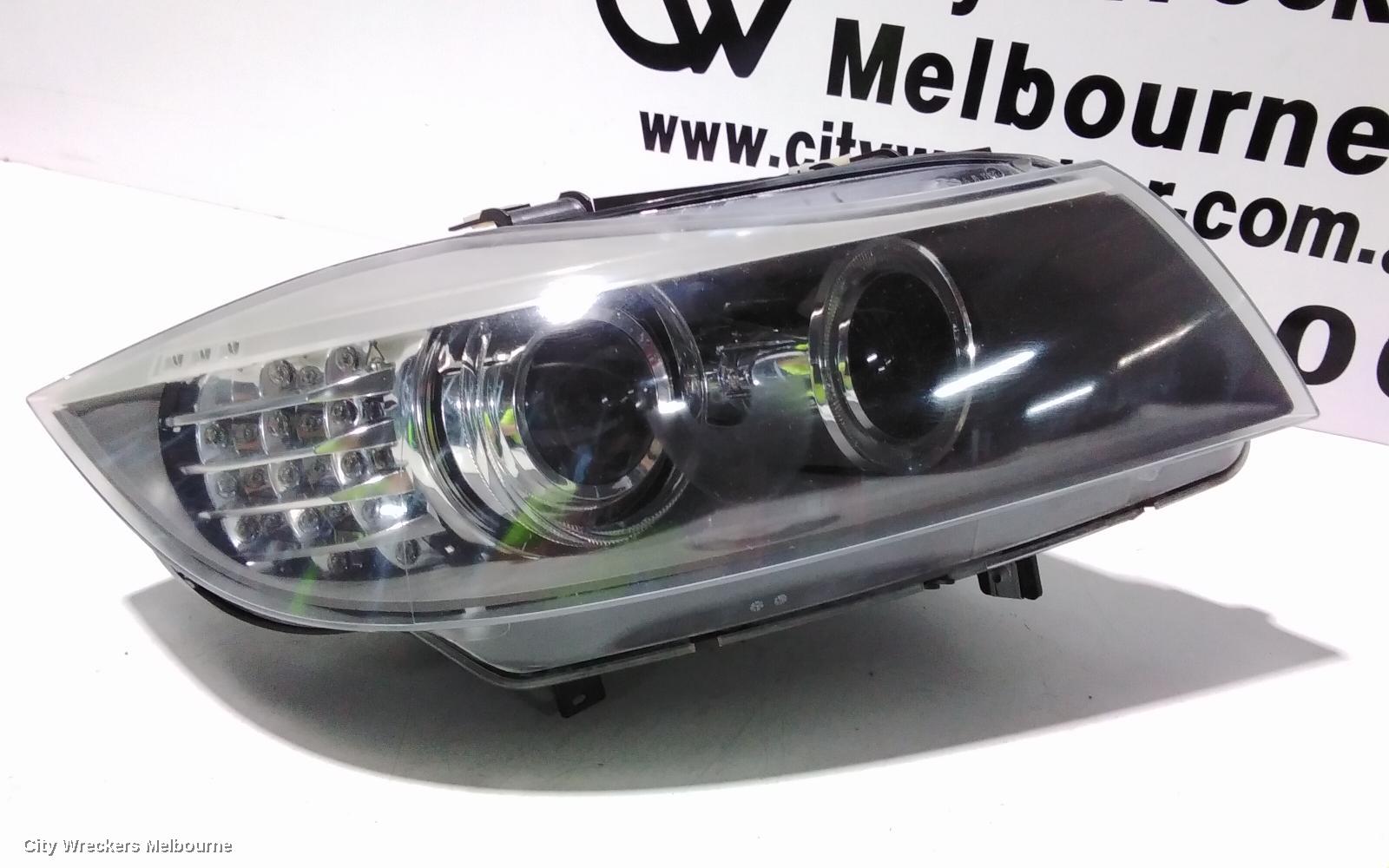 BMW 3 SERIES RIGHT HEADLAMP, E90/E91, SEDAN/WAGON, BI XENON, NON ADAPTIVE TYPE, 11/2008 - 09/2013