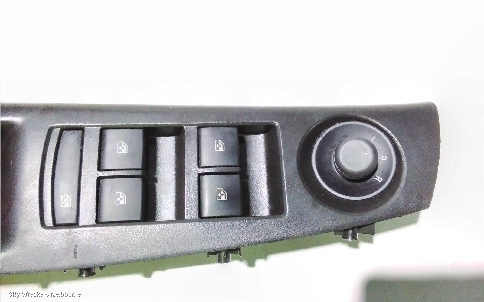 HOLDEN CRUZE PWR DR WIND SWITCH, RH FRONT (MASTER SWITCH), JH, 03/2011 - 01/2017