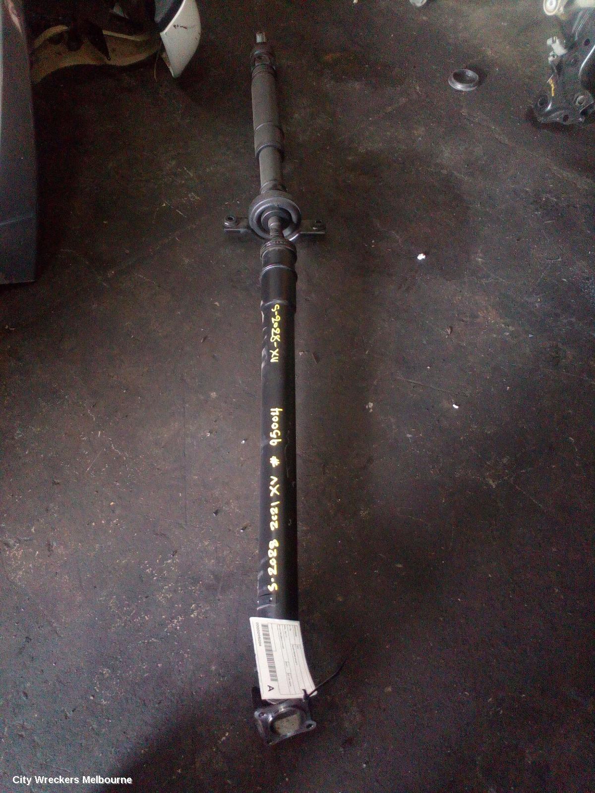 SUBARU XV REAR DRIVE SHAFT, G5X, PETROL, 2.0, FB20, AUTO T/M, 03/2017 - 06/2023