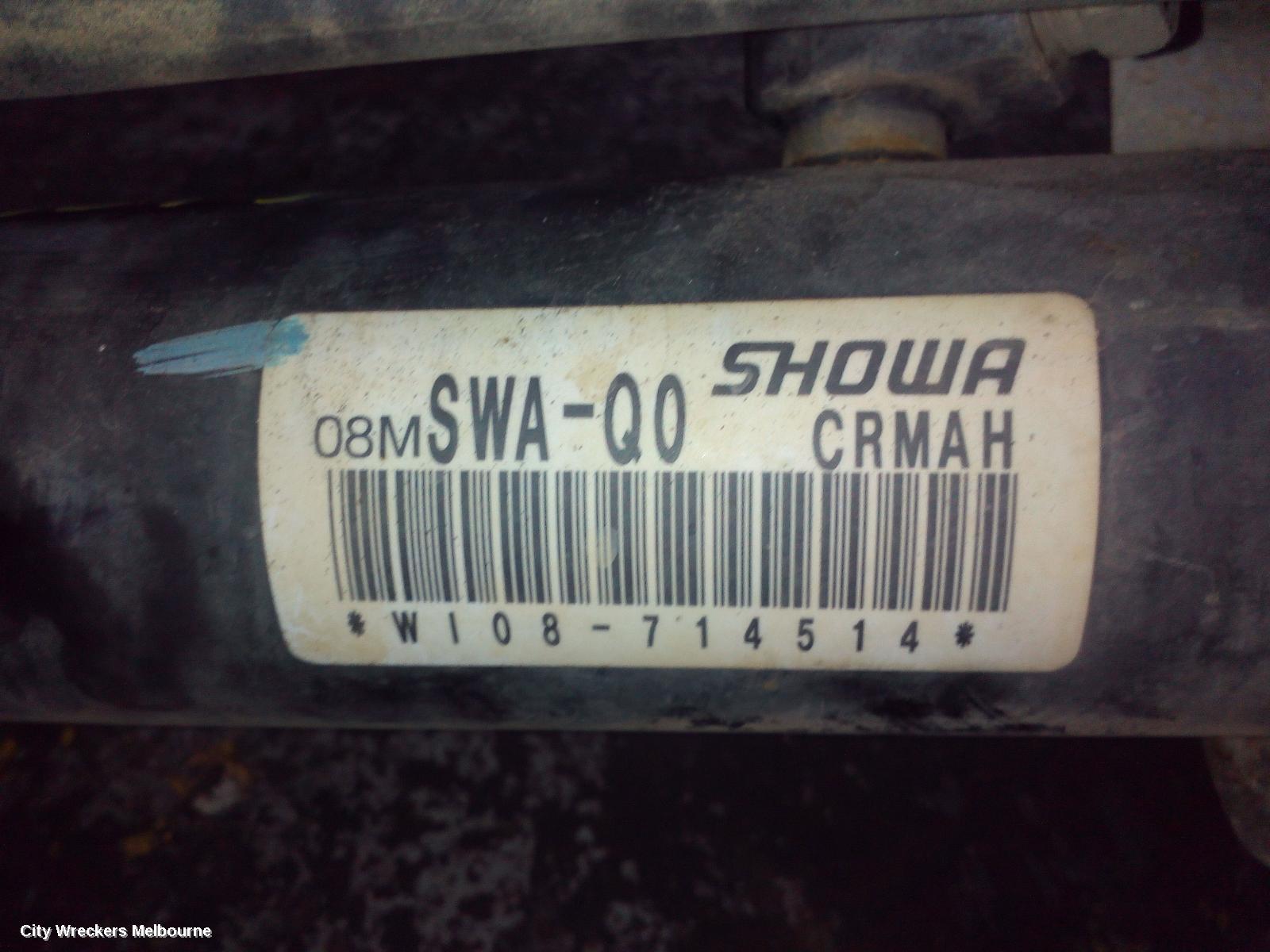 HONDA CRV STEERING BOX/RACK, RE, POWER, RACK, 03/2007 - 10/2012