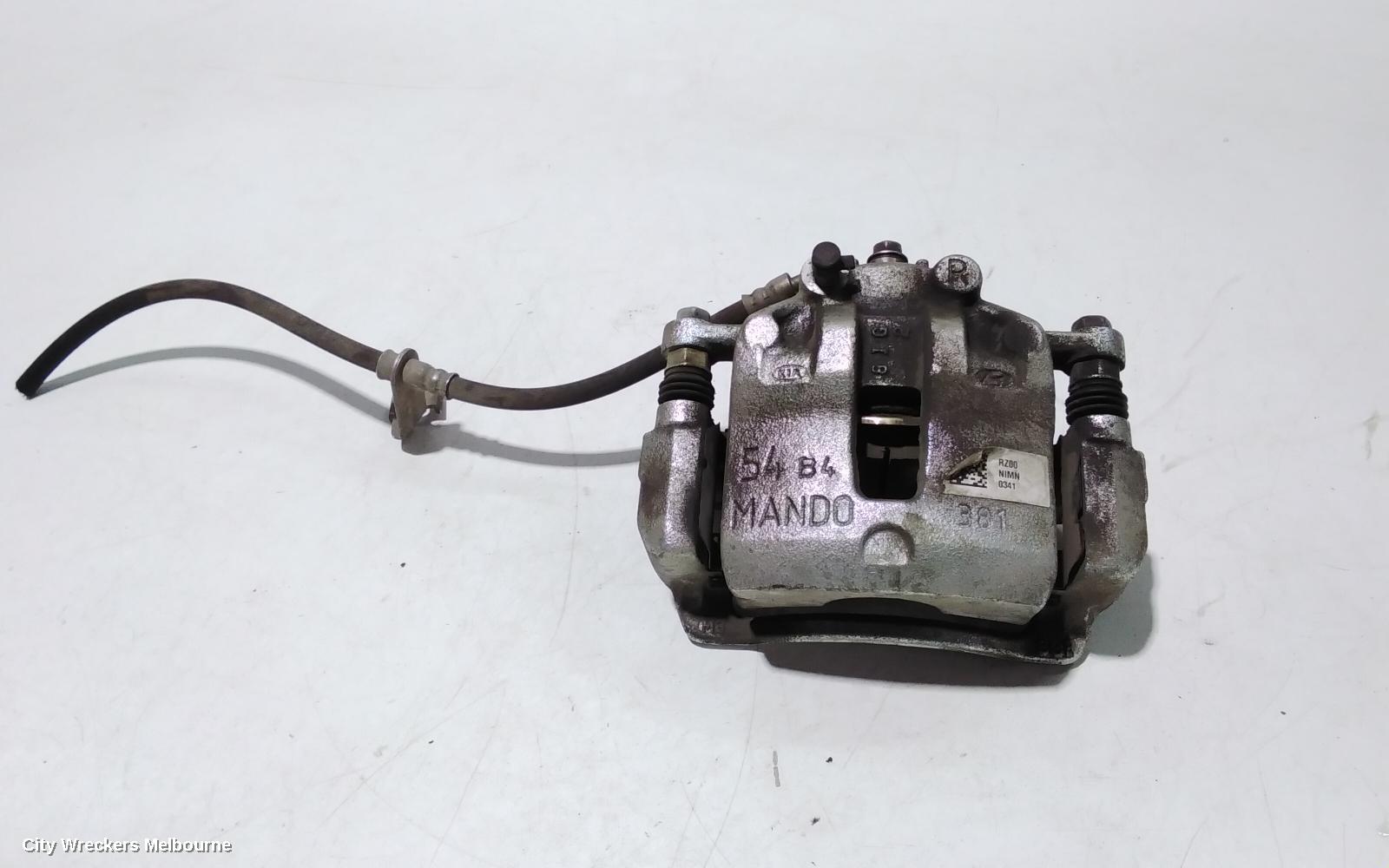KIA RIO CALIPER, RH FRONT, S/SX/SPORT, YB, 12/2016 ONWARDS