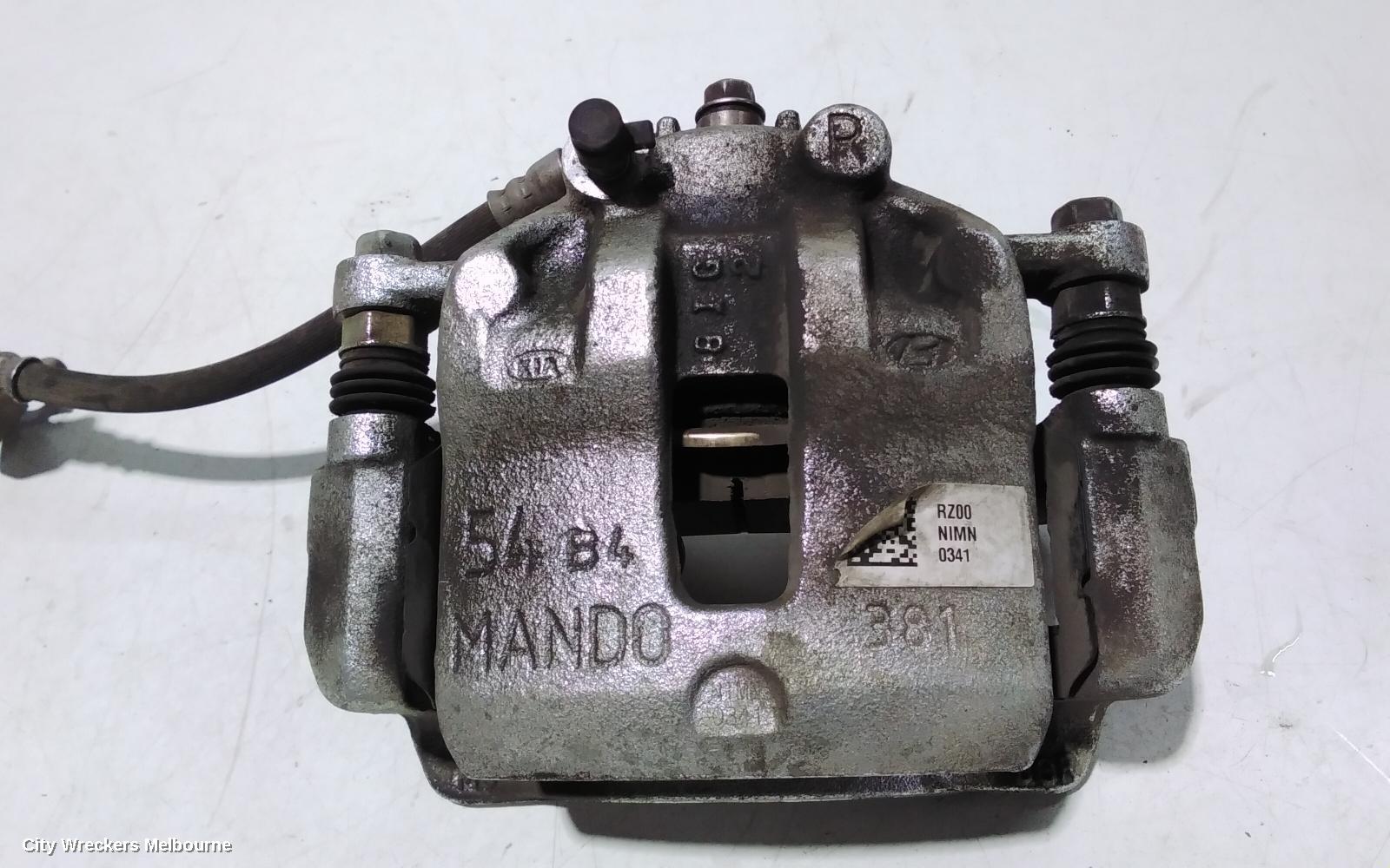 KIA RIO CALIPER, RH FRONT, S/SX/SPORT, YB, 12/2016 ONWARDS