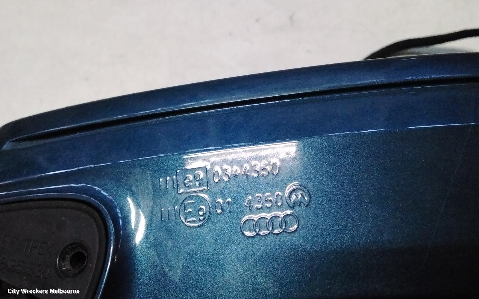 AUDI TT RIGHT DOOR MIRROR, 8J, 09/2006 - 12/2014