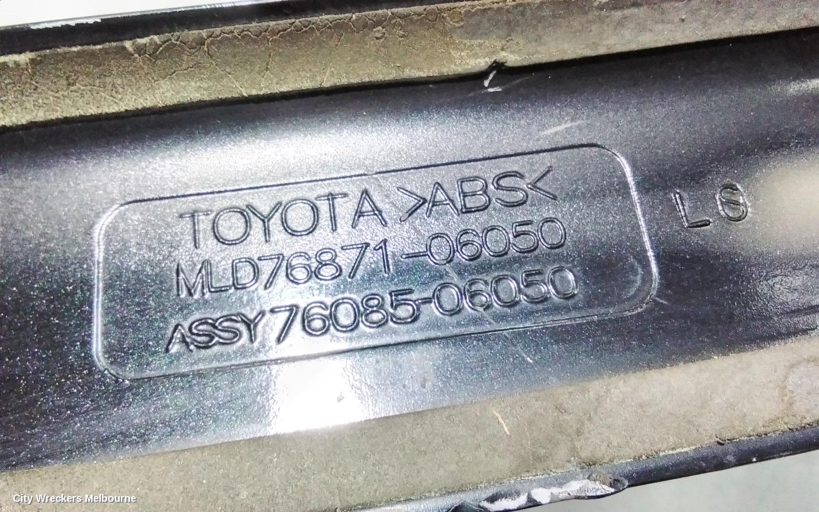 TOYOTA CAMRY REAR SPOILER, ACV40, 06/2006 - 11/2011