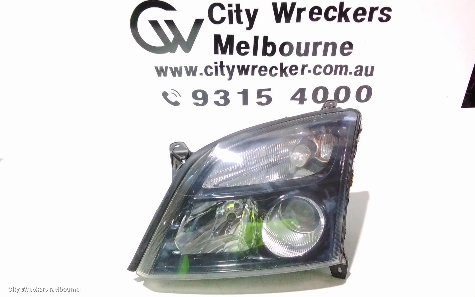 HOLDEN VECTRA LEFT HEADLAMP, ZC, CDXI, 03/2003 - 12/2006