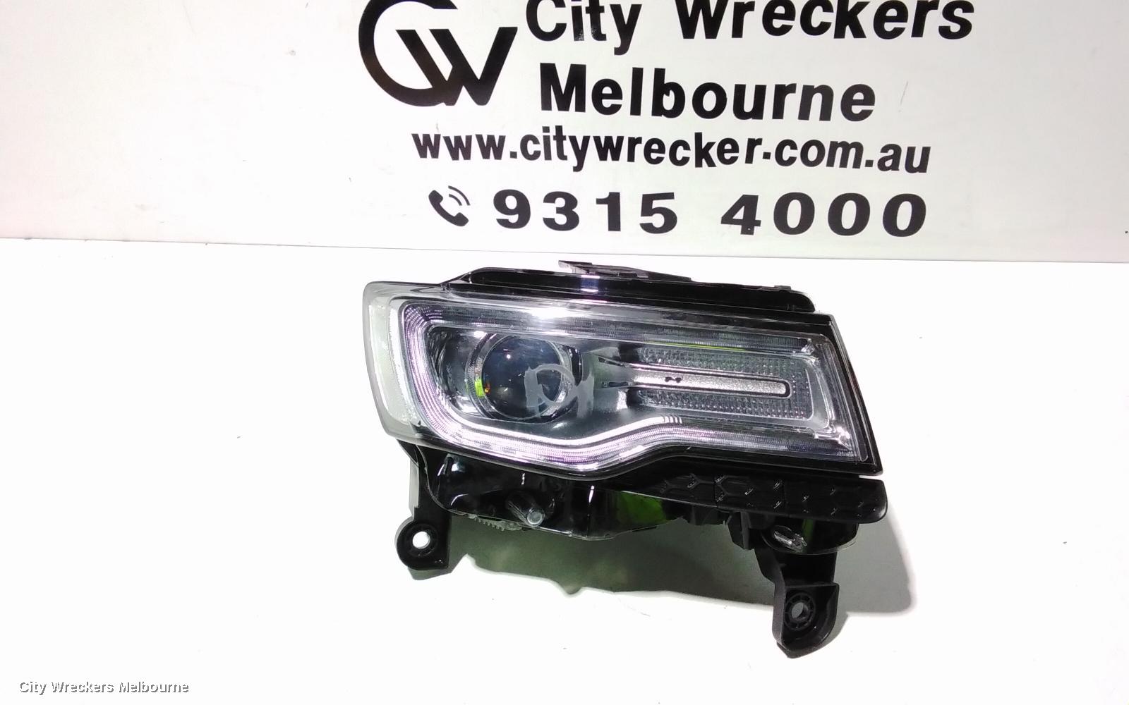 JEEP GRANDCHEROKEE RIGHT HEADLAMP, WK, LAREDO/LIMITED/OVERLAND/SUMMIT, XENON, NON AFS TYPE (LM2), 04/2013 - 09/2016