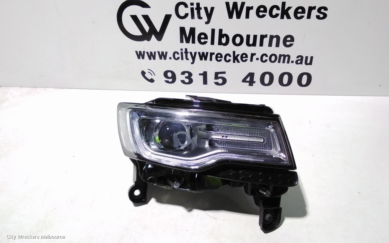 JEEP GRANDCHEROKEE RIGHT HEADLAMP, WK, LAREDO/LIMITED/OVERLAND/SUMMIT, XENON, NON AFS TYPE (LM2), 04/2013 - 09/2016