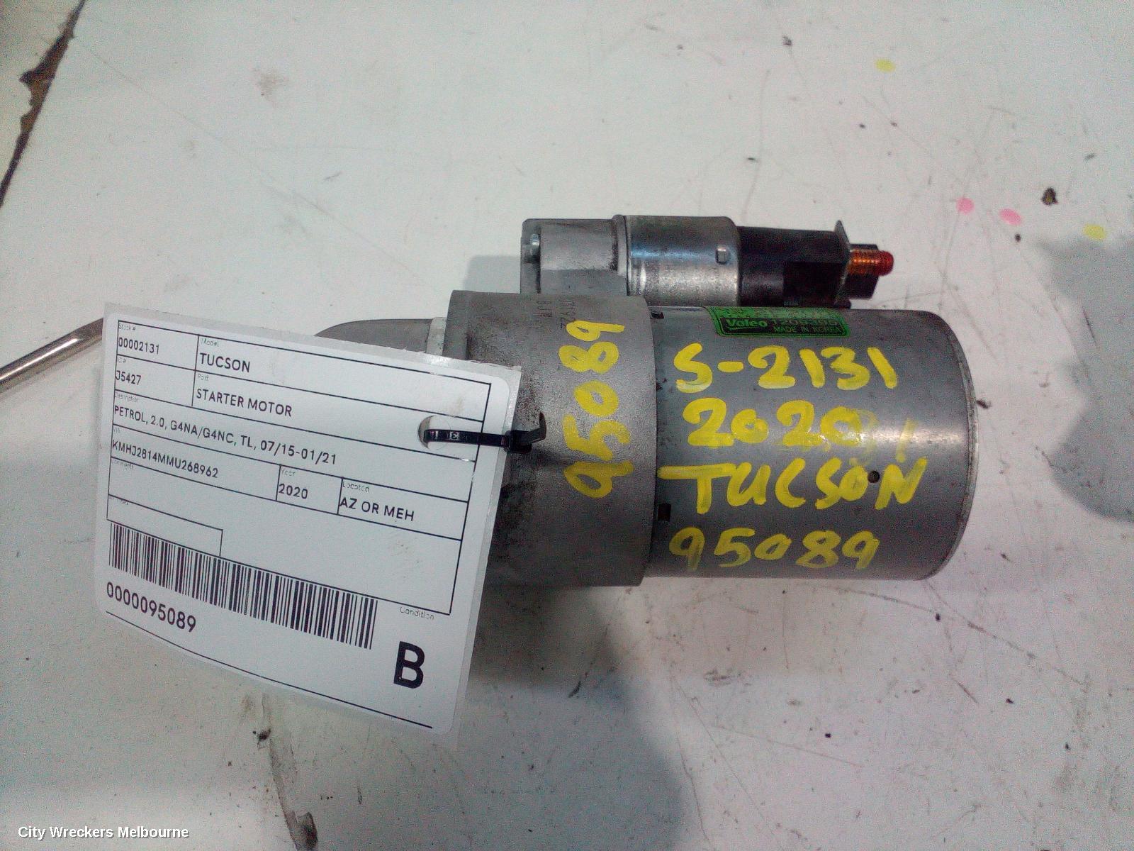 HYUNDAI TUCSON STARTER, PETROL, 2.0, G4NA/G4NC, TL, 07/2015 - 01/2021