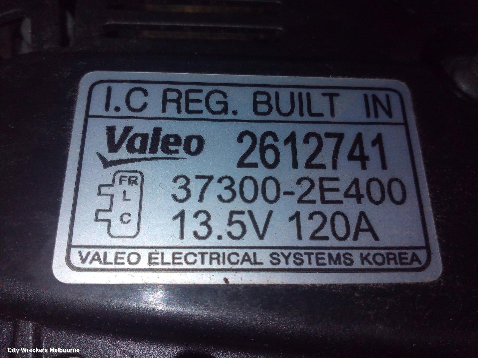 HYUNDAI TUCSON ALTERNATOR, PETROL, 2.0, G4NA/G4NC, AUTO T/M, TL, 07/2015 - 01/2021