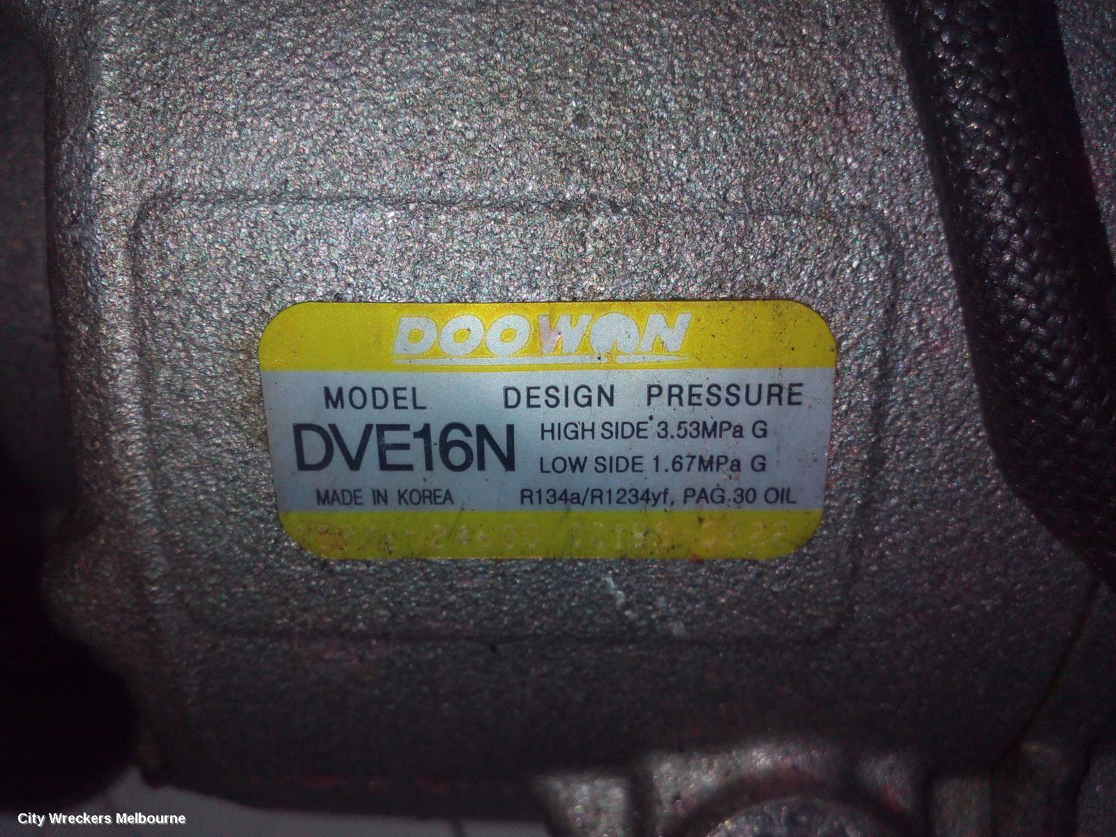 HYUNDAI TUCSON A/C COMPRESSOR, TL, 2.0, G4NC, PETROL, 06/2018 - 01/2021