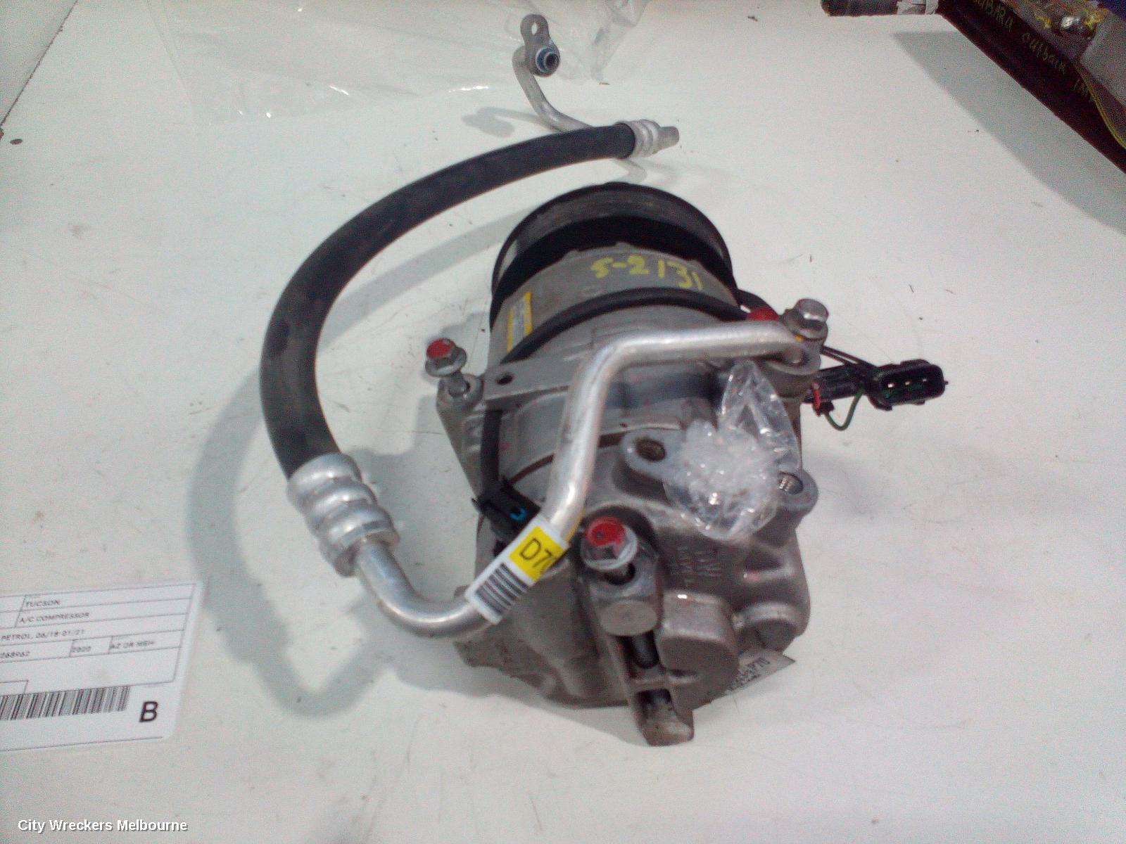 HYUNDAI TUCSON A/C COMPRESSOR, TL, 2.0, G4NC, PETROL, 06/2018 - 01/2021