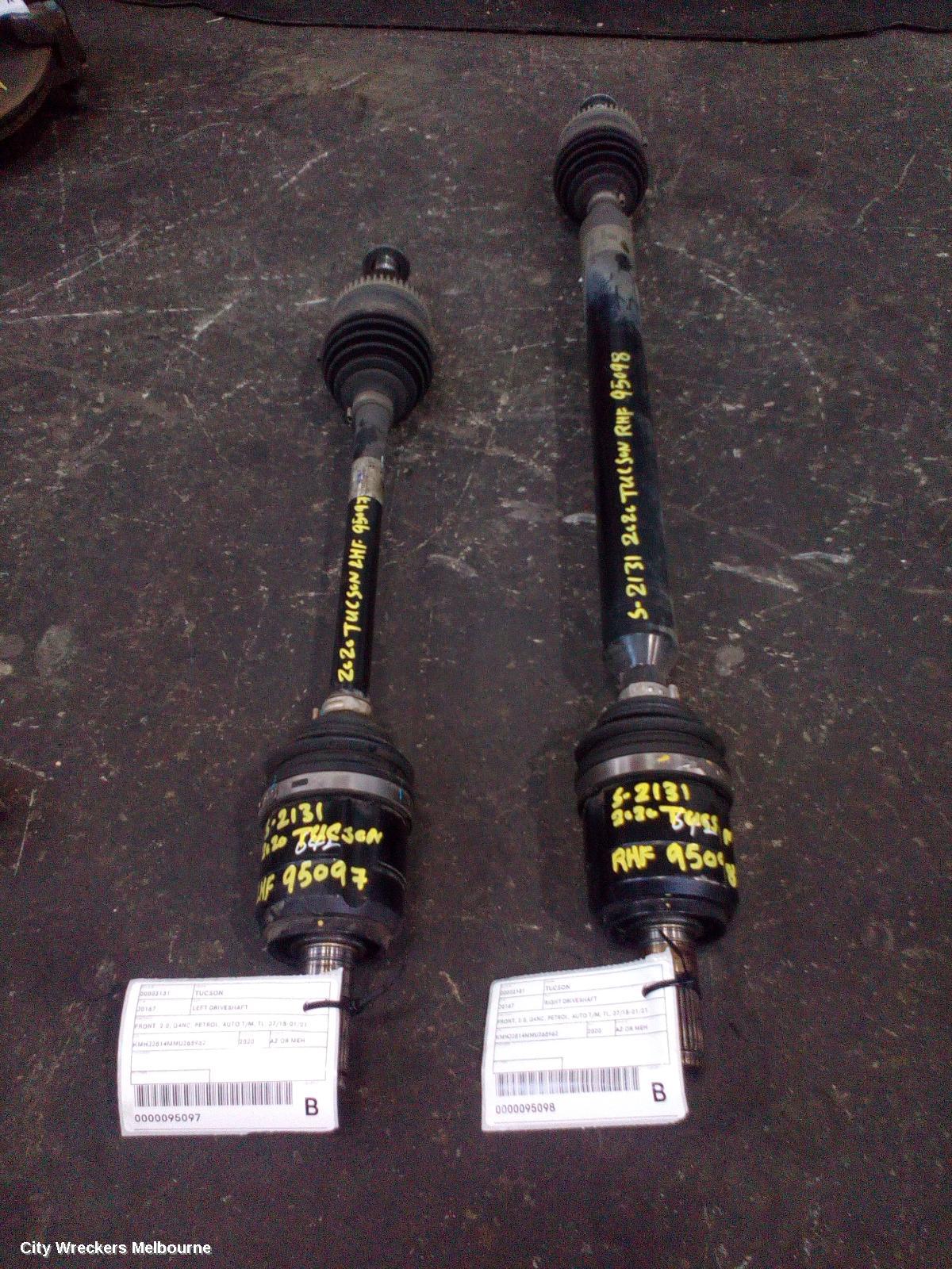 HYUNDAI TUCSON RIGHT DRIVESHAFT, FRONT, 2.0, G4NC, PETROL, AUTO T/M, TL, 07/2015 - 01/2021