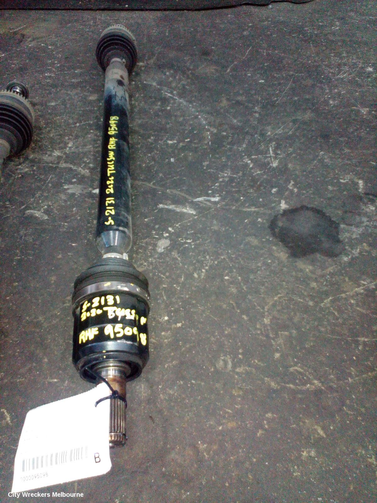 HYUNDAI TUCSON RIGHT DRIVESHAFT, FRONT, 2.0, G4NC, PETROL, AUTO T/M, TL, 07/2015 - 01/2021