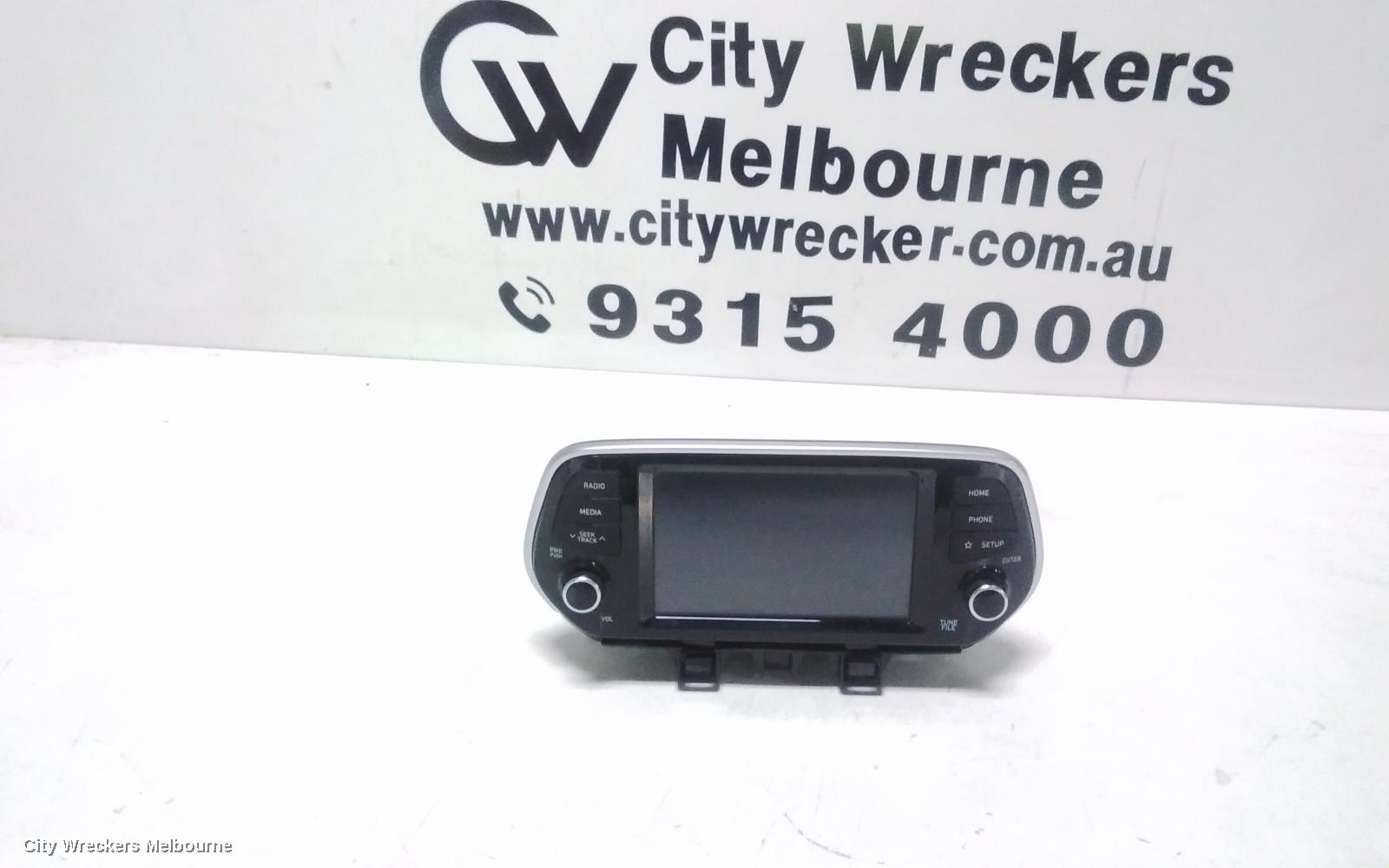 HYUNDAI TUCSON RADIO/CD/DVD/SAT/TV, 7IN TOUCHSCREEN, TL, 06/2018 - 01/2021