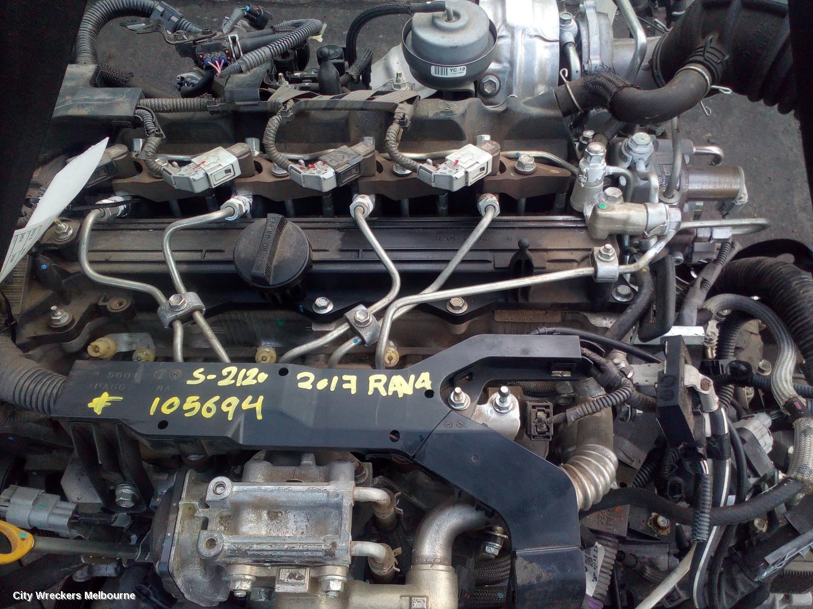 TOYOTA RAV4 ENGINE, DIESEL, 2.2, 2AD-FTV, TURBO, ALA49R, 12/2012 - 12/2018