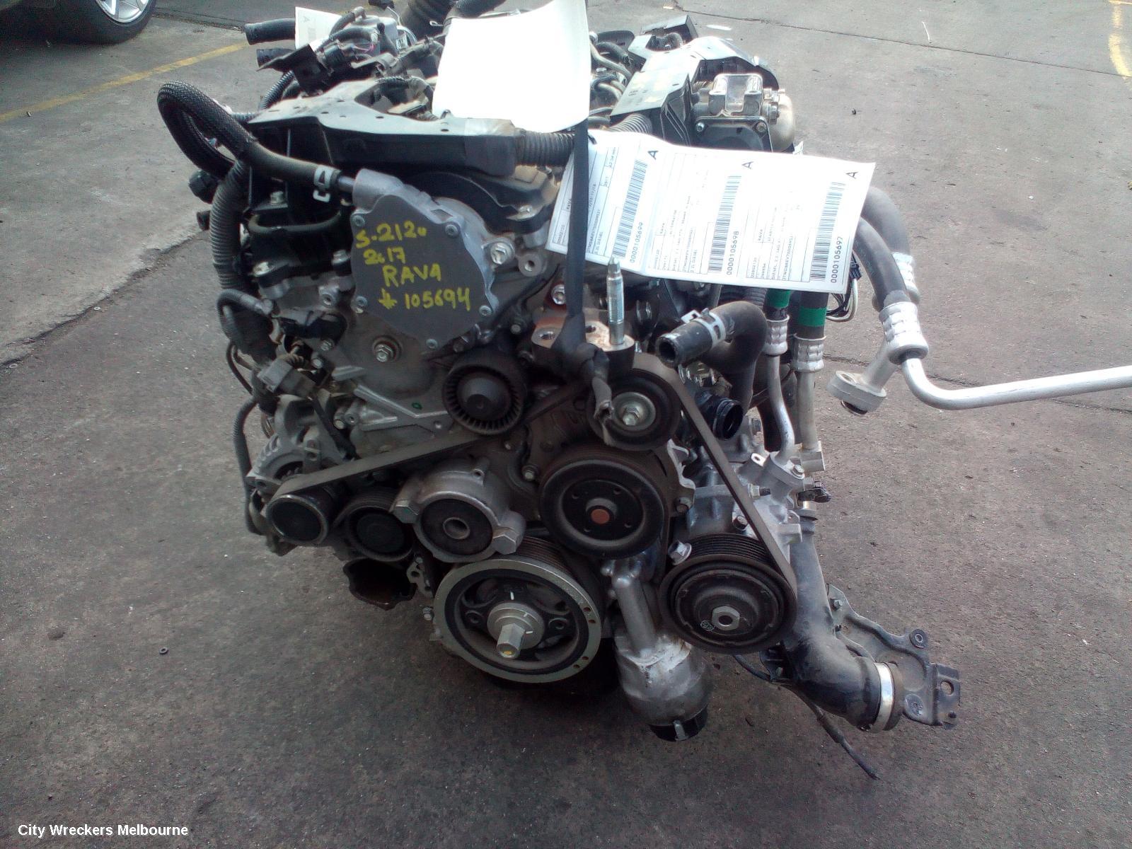 TOYOTA RAV4 ENGINE, DIESEL, 2.2, 2AD-FTV, TURBO, ALA49R, 12/2012 - 12/2018