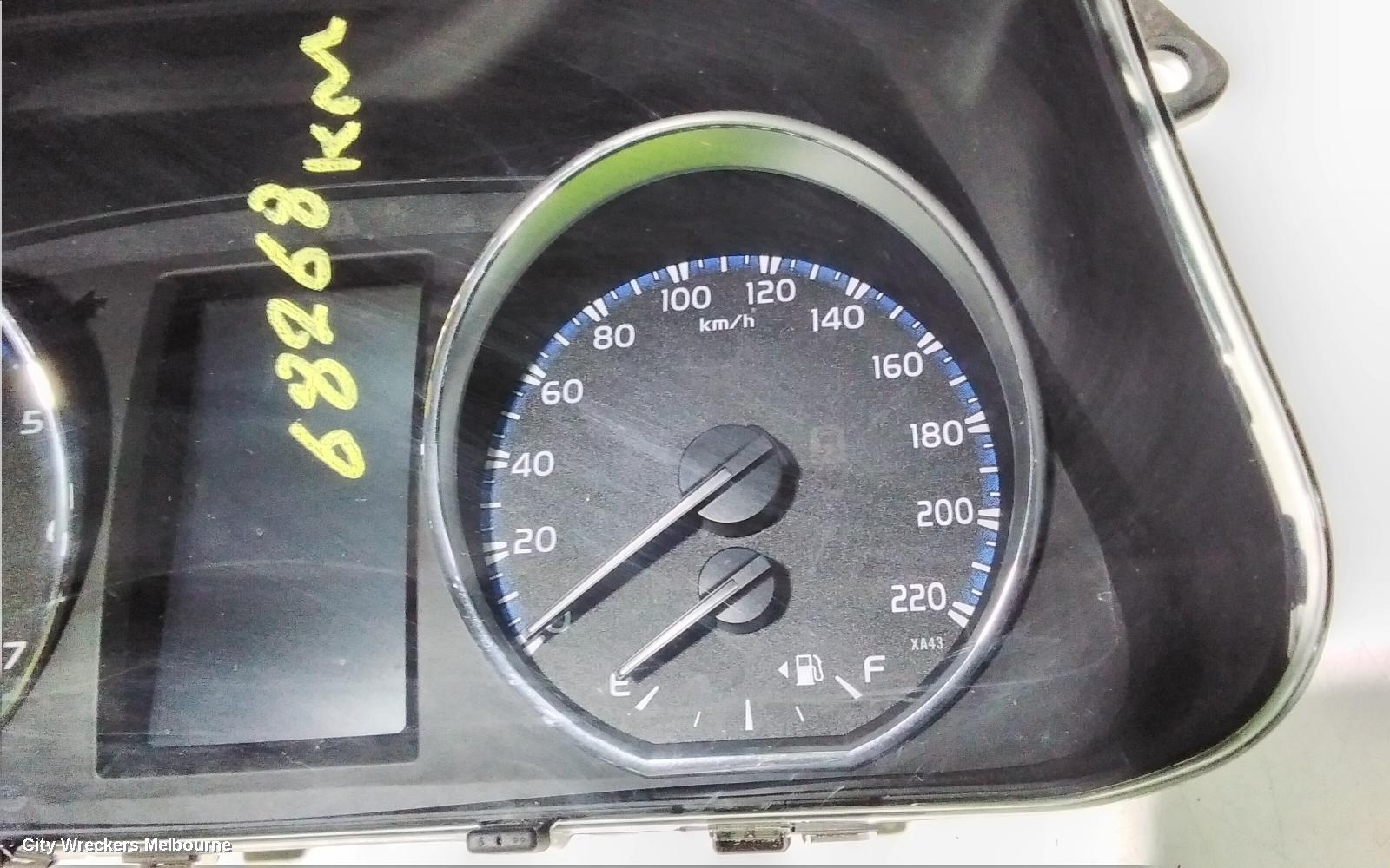 TOYOTA RAV4 INSTRUMENT CLUSTER, INSTRUMENT CLUSTER, DIESEL, GX, AUTO T/M, XA40, 12/2012 - 11/2018
