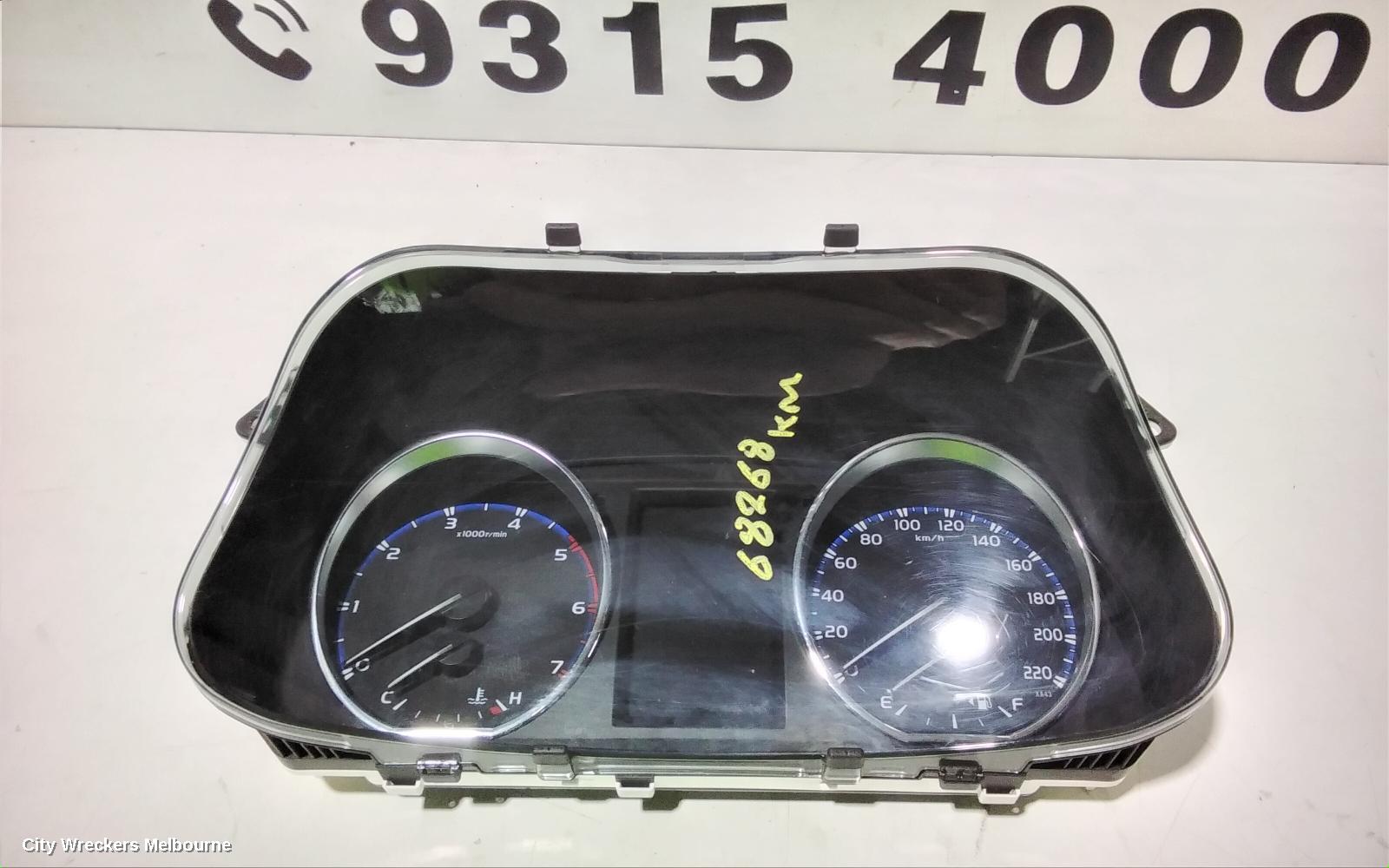 TOYOTA RAV4 INSTRUMENT CLUSTER, INSTRUMENT CLUSTER, DIESEL, GX, AUTO T/M, XA40, 12/2012 - 11/2018