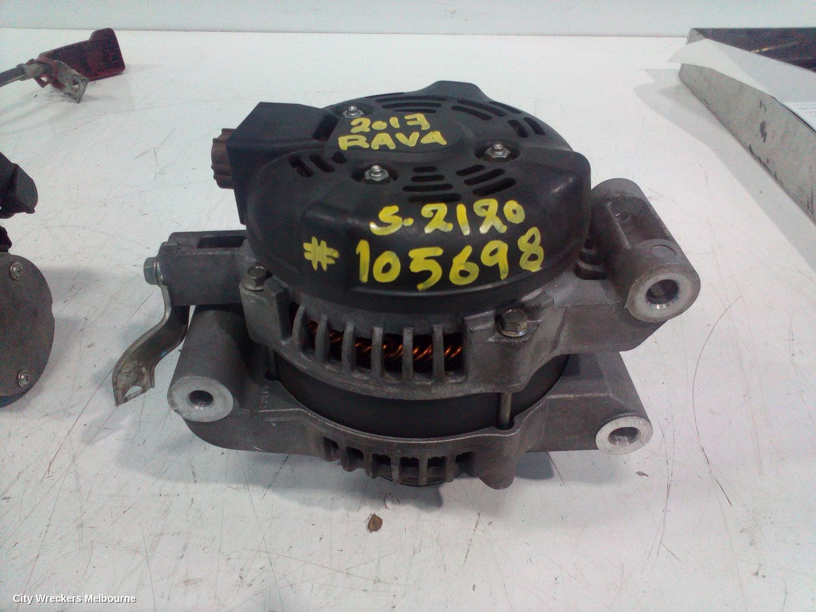 TOYOTA RAV4 ALTERNATOR, DIESEL, 2.2, 2AD-FTV, 150AMP, ALA49R, 12/2012 - 11/2018