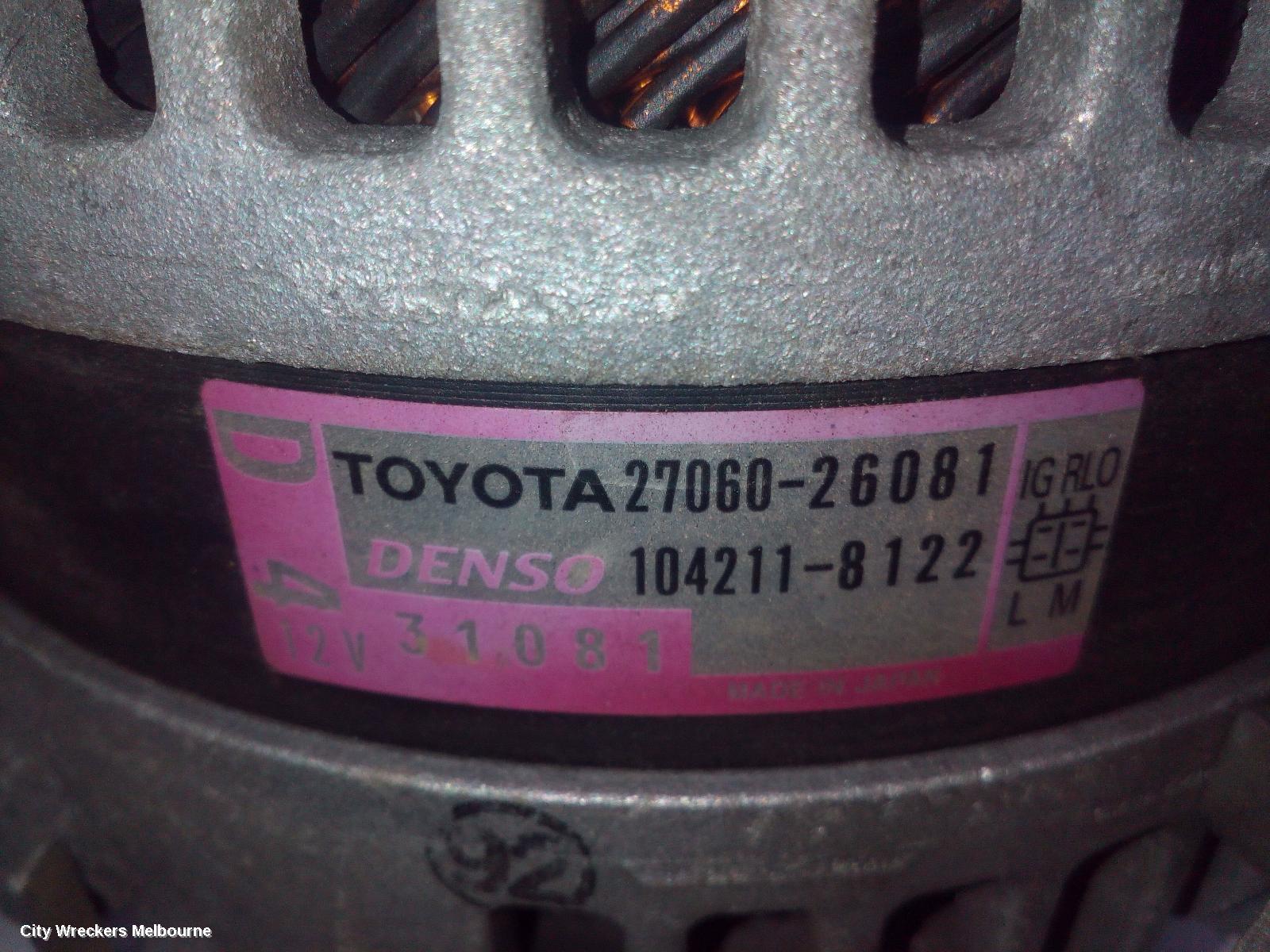 TOYOTA RAV4 ALTERNATOR, DIESEL, 2.2, 2AD-FTV, 150AMP, ALA49R, 12/2012 - 11/2018