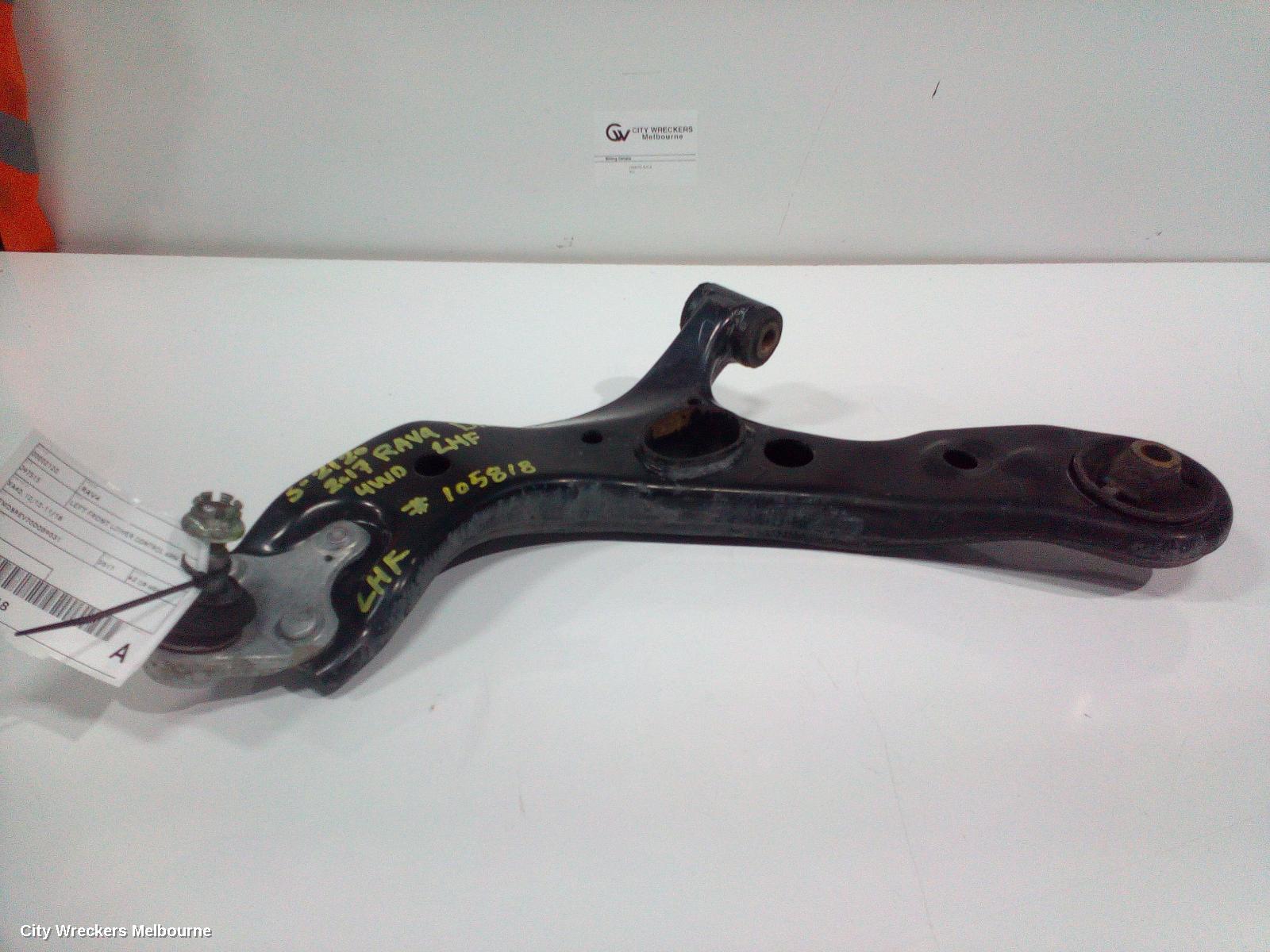 TOYOTA RAV4 LEFT FRONT LOWER CONTROL ARM, XA40, 12/2012 - 11/2018