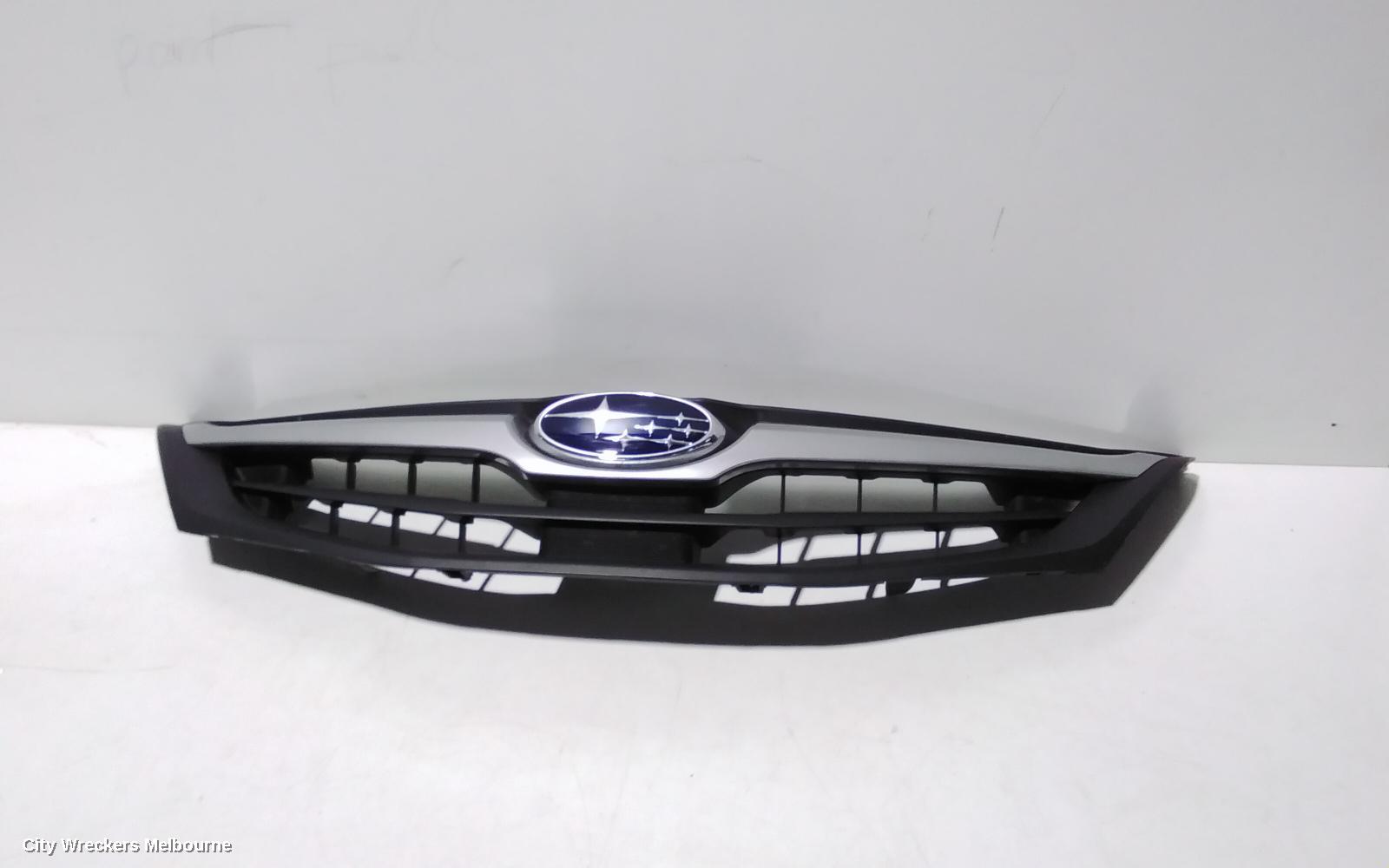 SUBARU IMPREZA GRILLE, RADIATOR GRILLE, G3, HATCH/SEDAN, R/RX/RS, 07/2009 - 11/2011