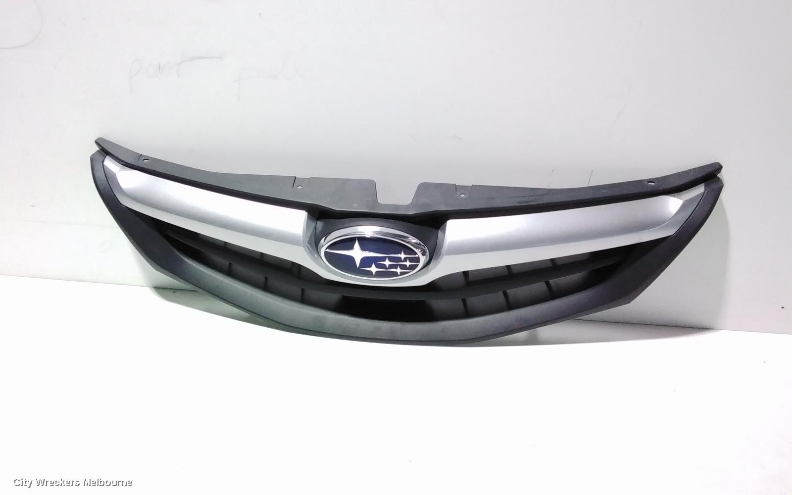 SUBARU IMPREZA GRILLE, RADIATOR GRILLE, G3, HATCH/SEDAN, R/RX/RS, 07/2009 - 11/2011