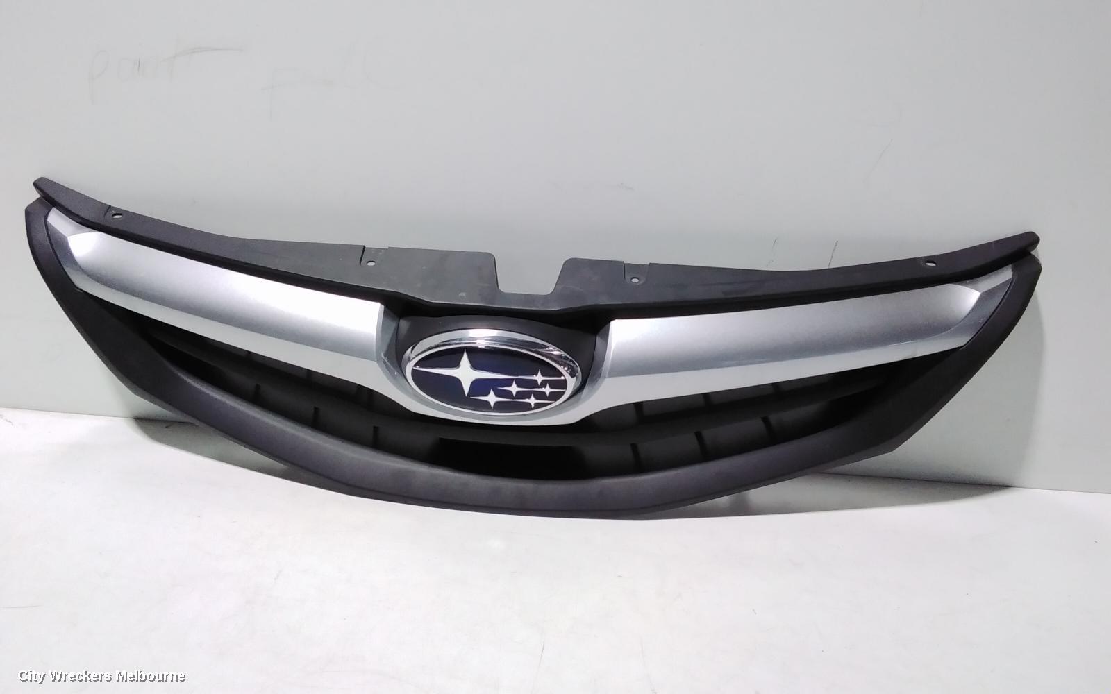 SUBARU IMPREZA GRILLE, RADIATOR GRILLE, G3, HATCH/SEDAN, R/RX/RS, 07/2009 - 11/2011