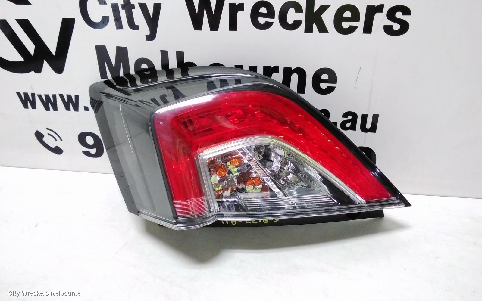 HONDA CIVIC RIGHT TAILLIGHT, IN BODY, HATCH, 10TH GEN, LED TYPE, 02/2017 - 08/2021