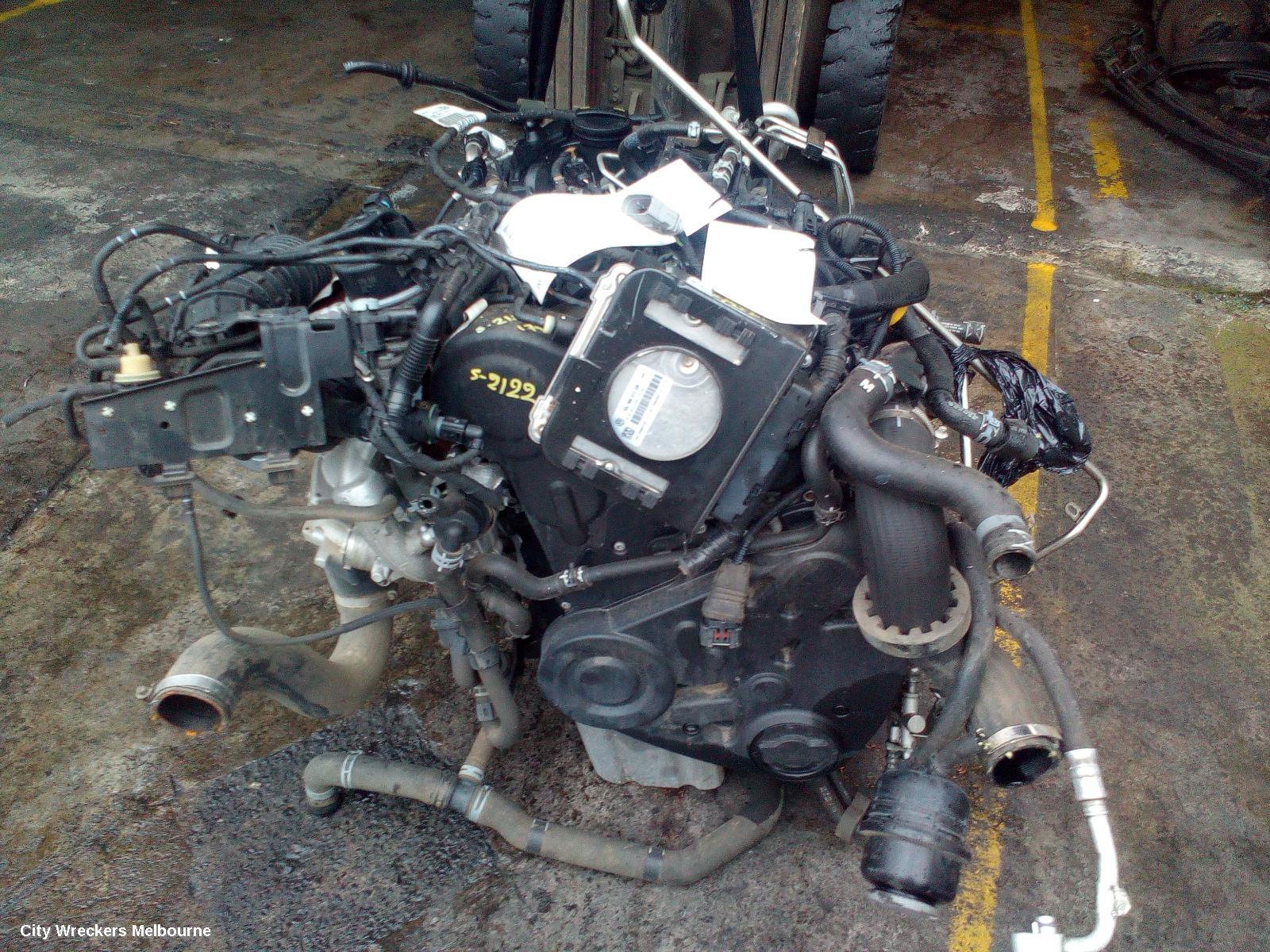 VOLKSWAGEN AMAROK ENGINE, DIESEL, 2.0, TWIN TURBO, 2H, CSHA CODE, 12/2010 ONWARDS