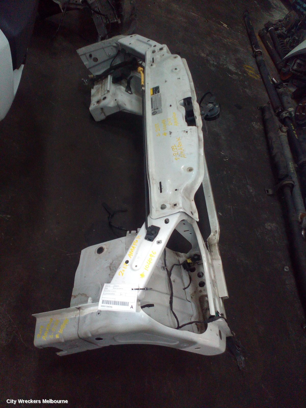 VOLKSWAGEN AMAROK RADIATOR SUPPORT, RAD SUPPORT, 2H, 06/2016 ONWARDS