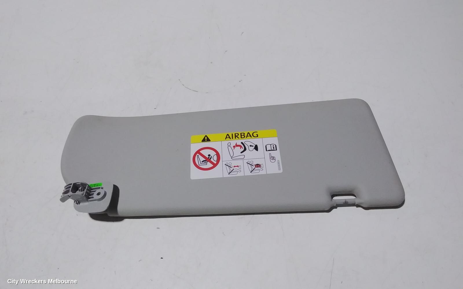 VOLKSWAGEN AMAROK SUNVISOR, 2H, LH SIDE, 12/2010 ONWARDS