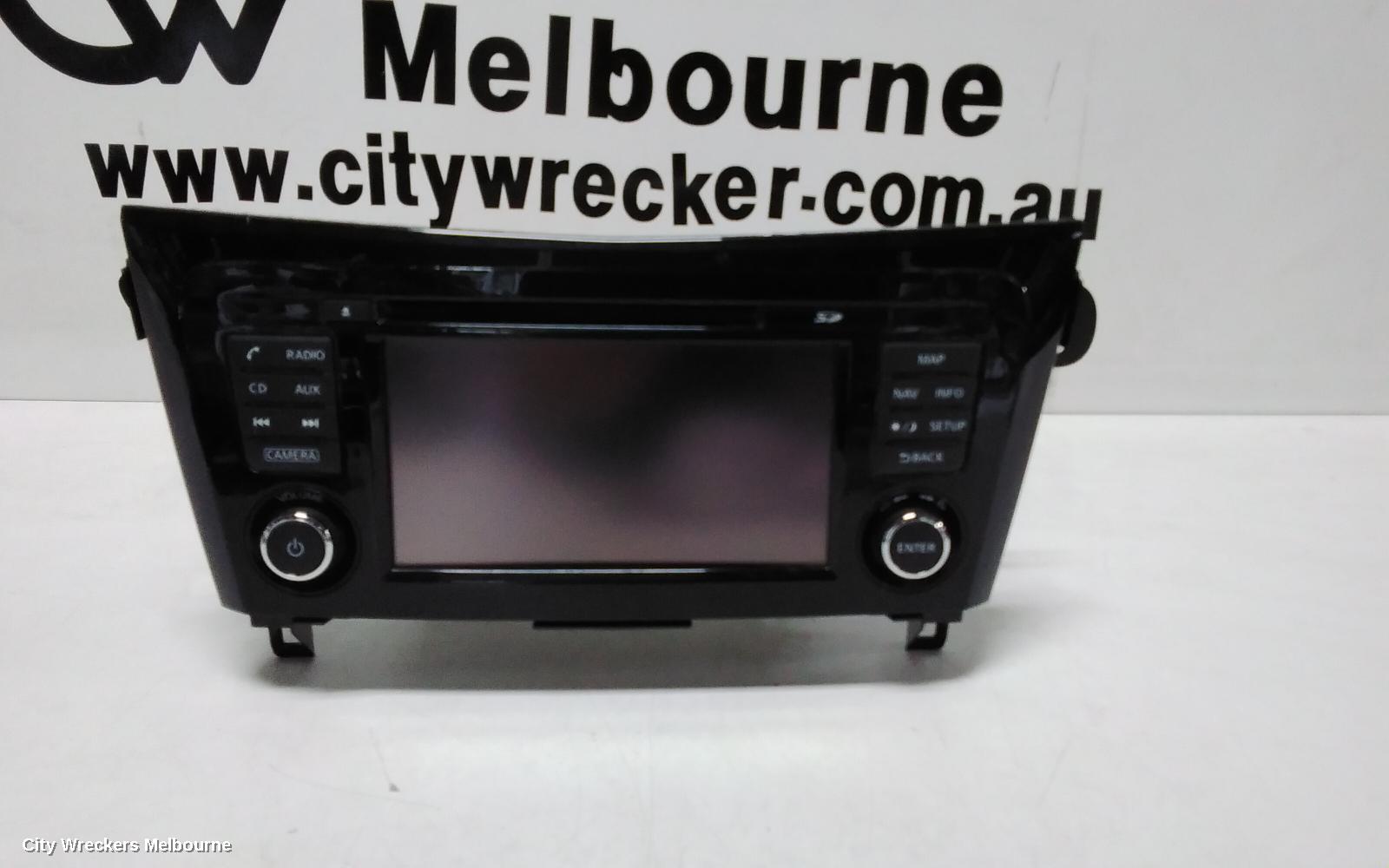 NISSAN XTRAIL RADIO/CD/DVD/SAT/TV, CD/MP3/NAVIGATION UNIT, T32, 02/2014 - 11/2020