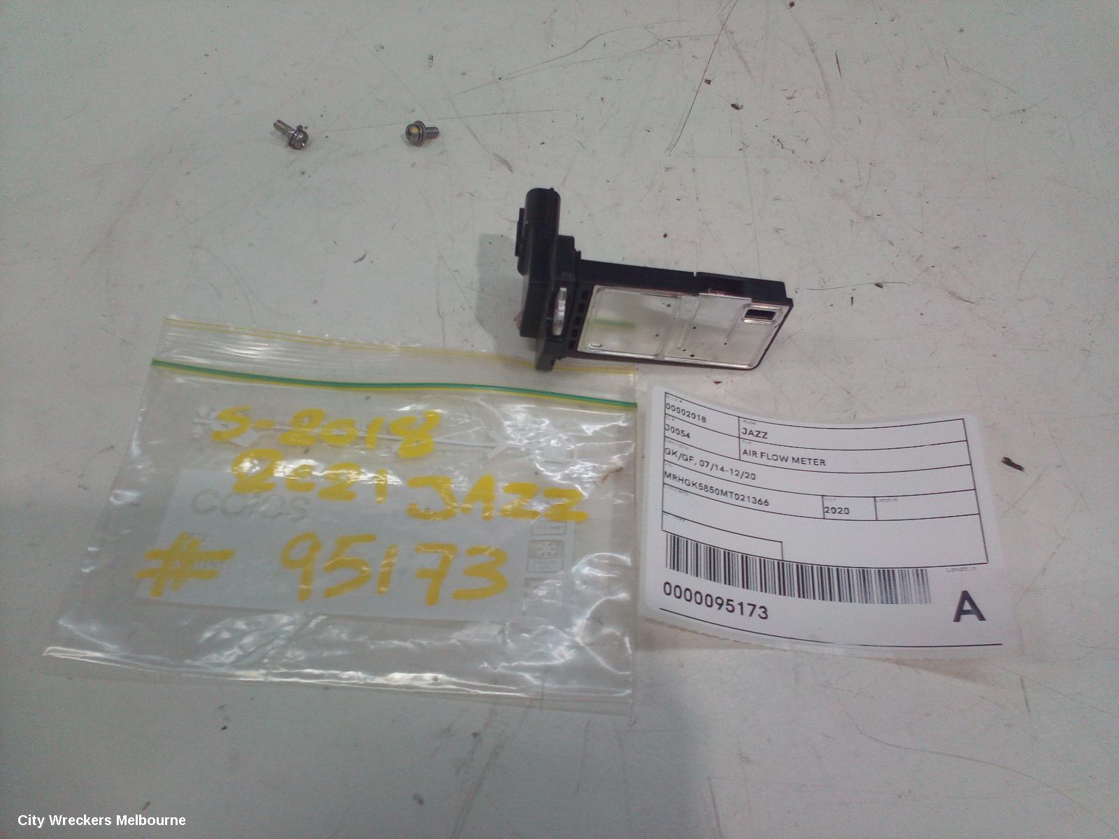 HONDA JAZZ AIR FLOW METER, GK/GF, 07/2014 - 12/2020