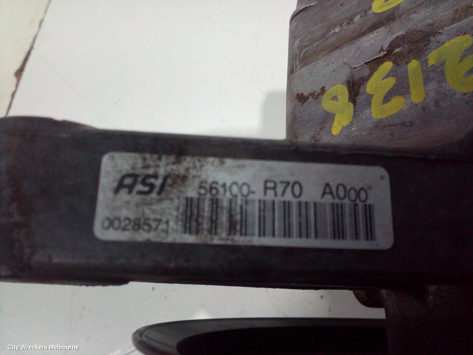 HONDA ACCORD STEERING PUMP, 3.5, 8TH GEN (VIN MRHCP), 02/2008 - 04/2013