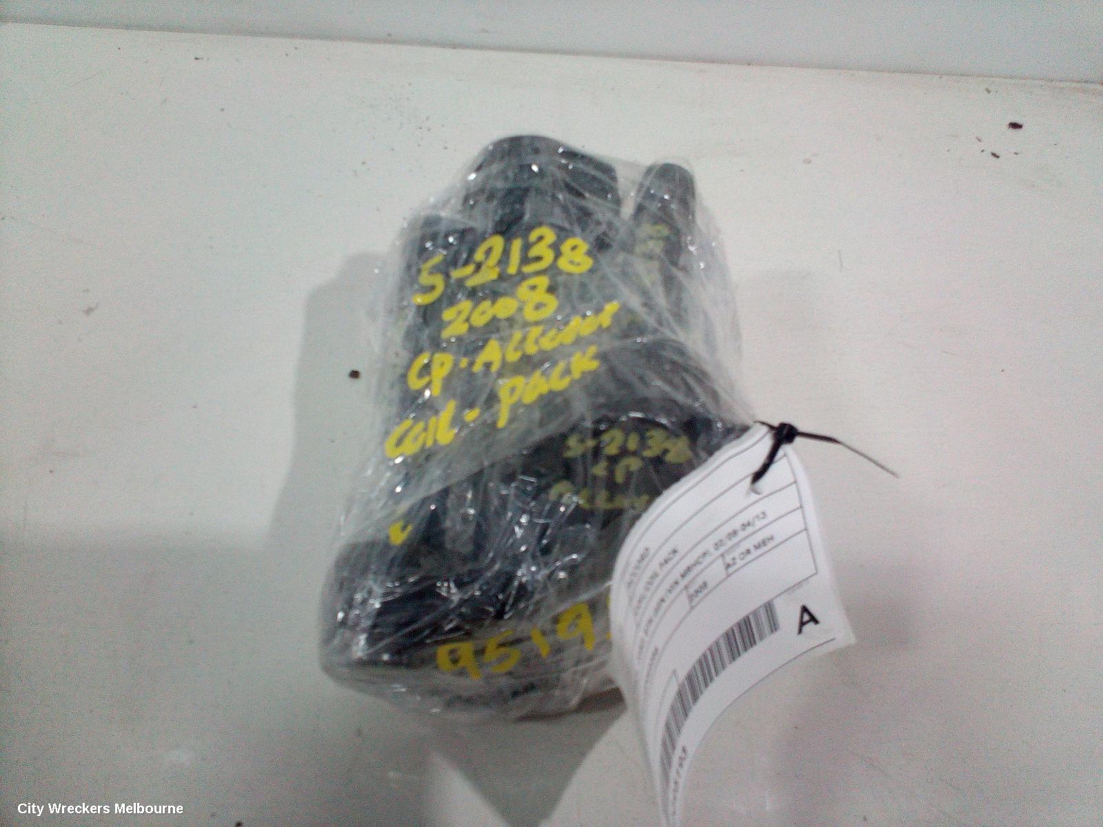 HONDA ACCORD COIL/COIL PACK, 3.5, PETROL, J35Z, 8TH GEN (VIN MRHCP), 02/2008 - 04/2013