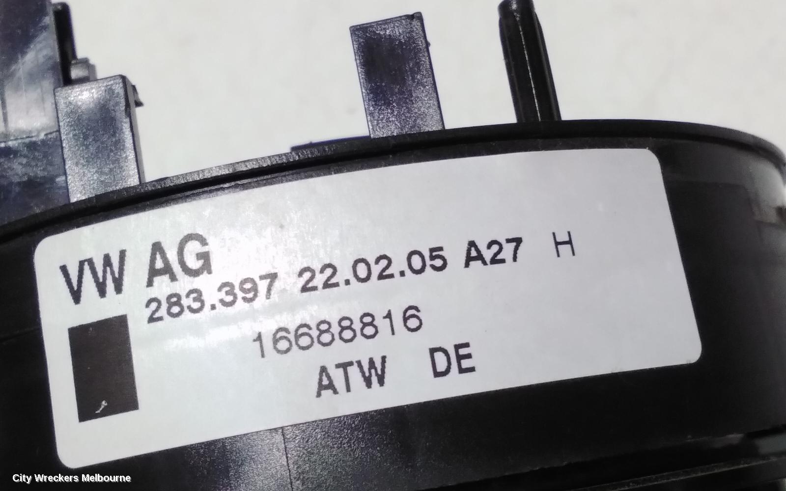VOLKSWAGEN TRANSPORTER AIRBAG MODULE/SENSOR, CLOCKSPRING, NON ESP TYPE, T5, 08/2004 - 02/2010