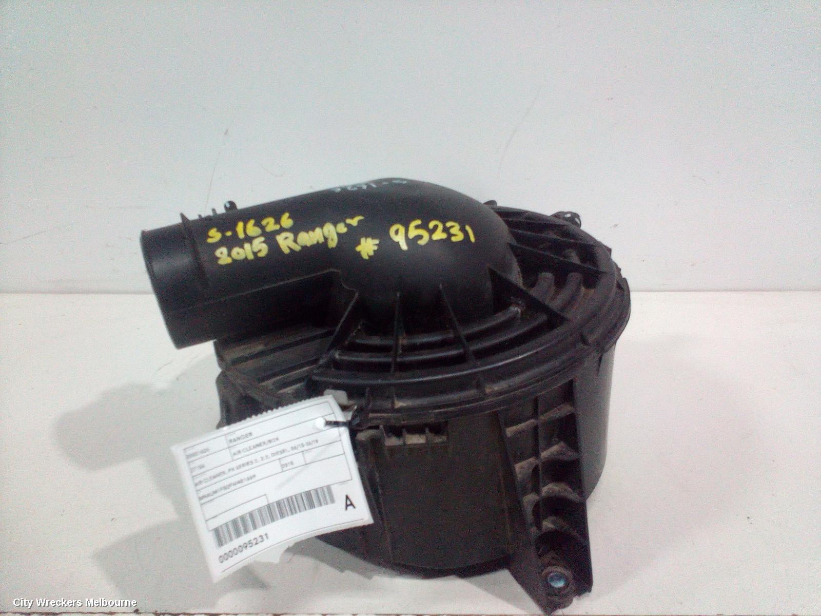 FORD RANGER AIR CLEANER/BOX, AIR CLEANER, PX, 3.2, DIESEL, 07/2011 - 04/2022