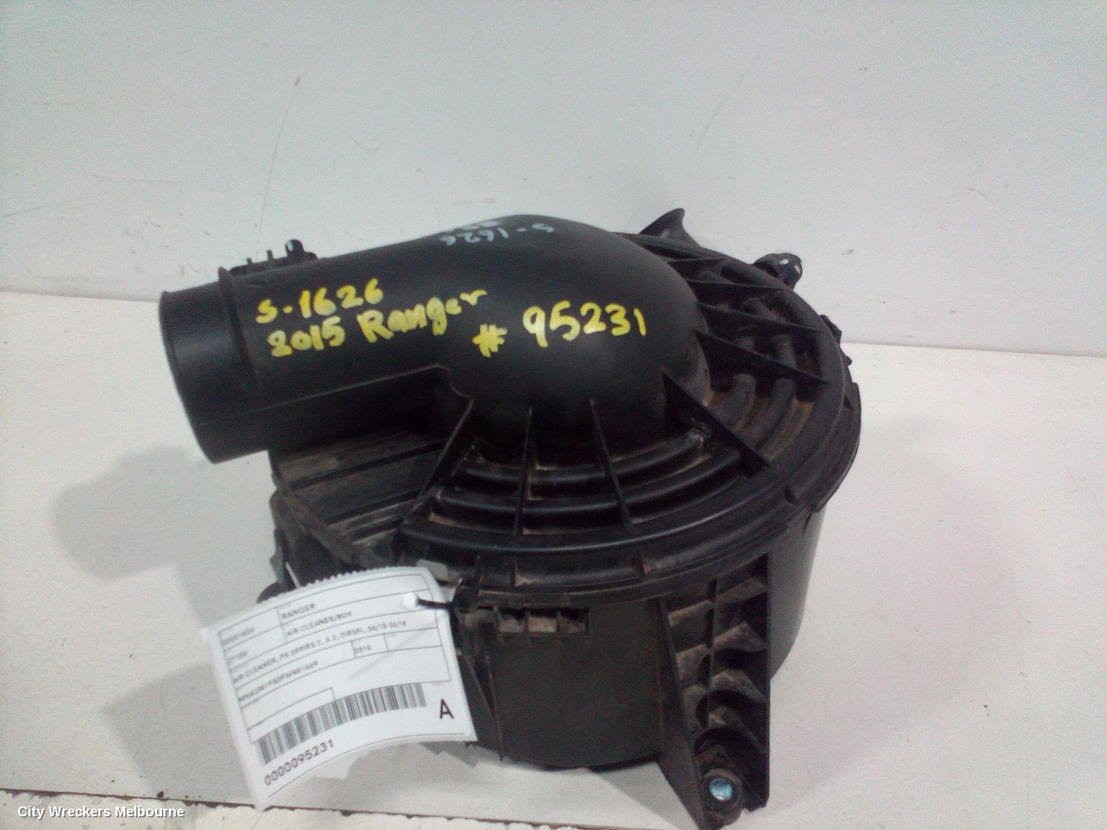 FORD RANGER AIR CLEANER/BOX, AIR CLEANER, PX, 3.2, DIESEL, 07/2011 - 04/2022