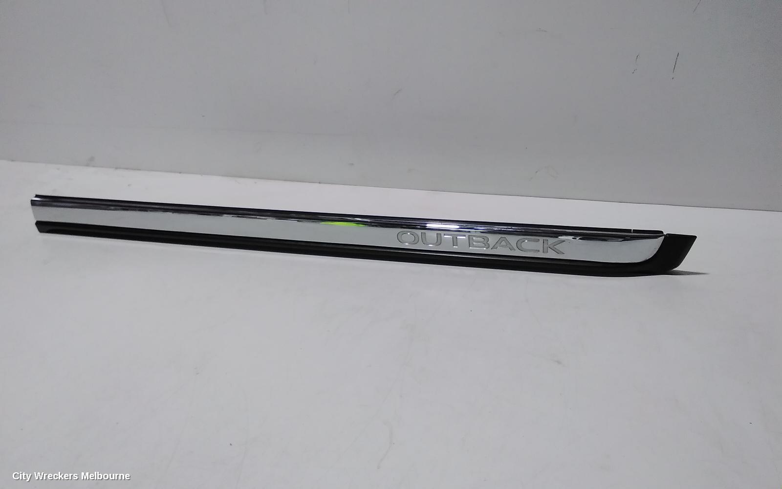SUBARU OUTBACK DOOR MOULD, RIGHT FRONT LOWER DOOR MOLD CHROM : 95257, RH FRONT, 6TH GEN, 08/2014 - 12/2020